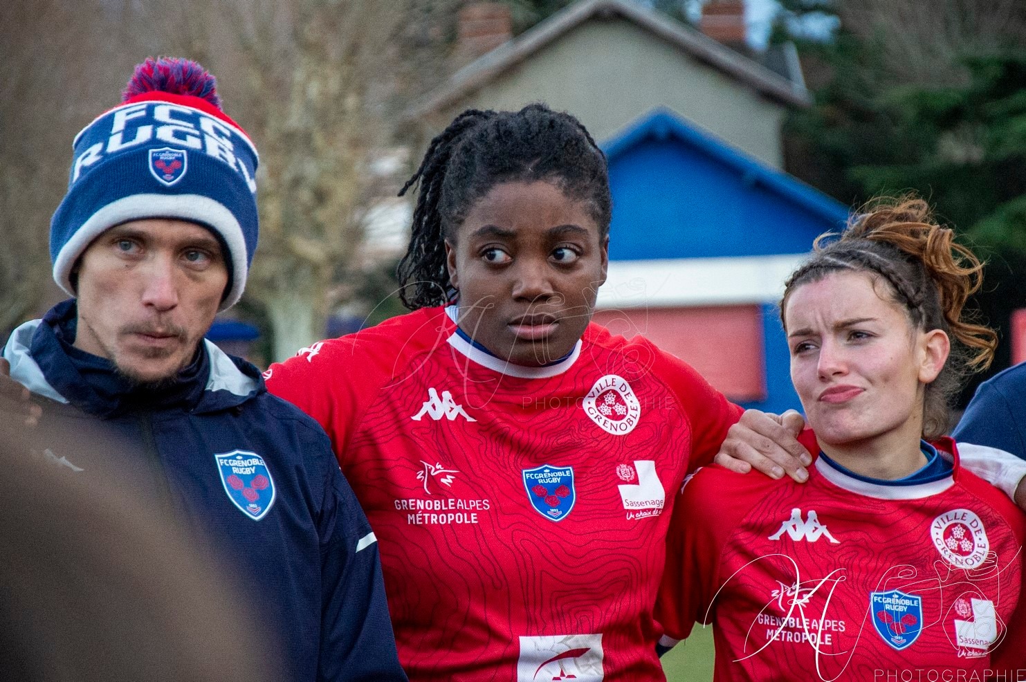  FC Grenoble Rugby - Lyon Olympique Universitaire - Rugby - FFR 2024 - Elite 1 Fém - FCG Amazones (8) vs (5) LOU (#FFR24E1FFCGLOU12) Photo by: Karine Valentin | Siuxy Sports 2024-12-14