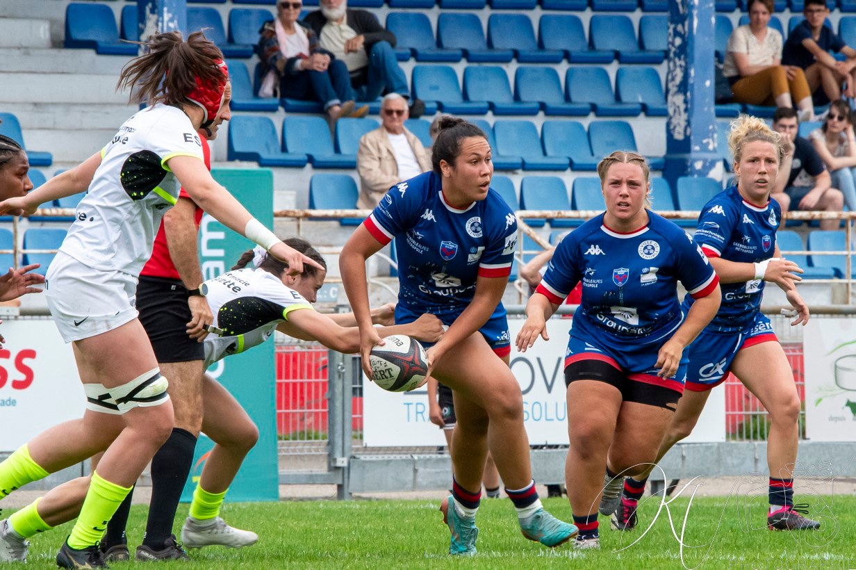  FC Grenoble Rugby - Stade Toulousain - Rugby - FFR 2024 Élite 1 F - FC Grenoble Amazones (23) vs (17) Stade Toulousain (#FFR24EL1FFCGST05) Photo by: Karine Valentin | Siuxy Sports 2024-05-12