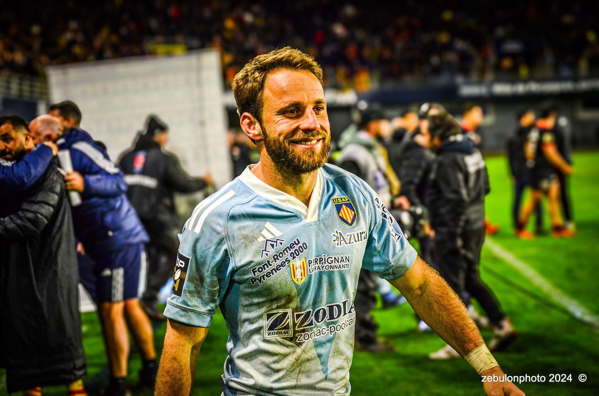  US Arlequins Perpignanais - RC Toulonnais - Rugby - TOP 14 - Perpignan (27) vs (17) RC Toulonnais (#TOP1424USAPRCT03) Photo by: Photo Zebulon | Siuxy Sports 2024-03-09