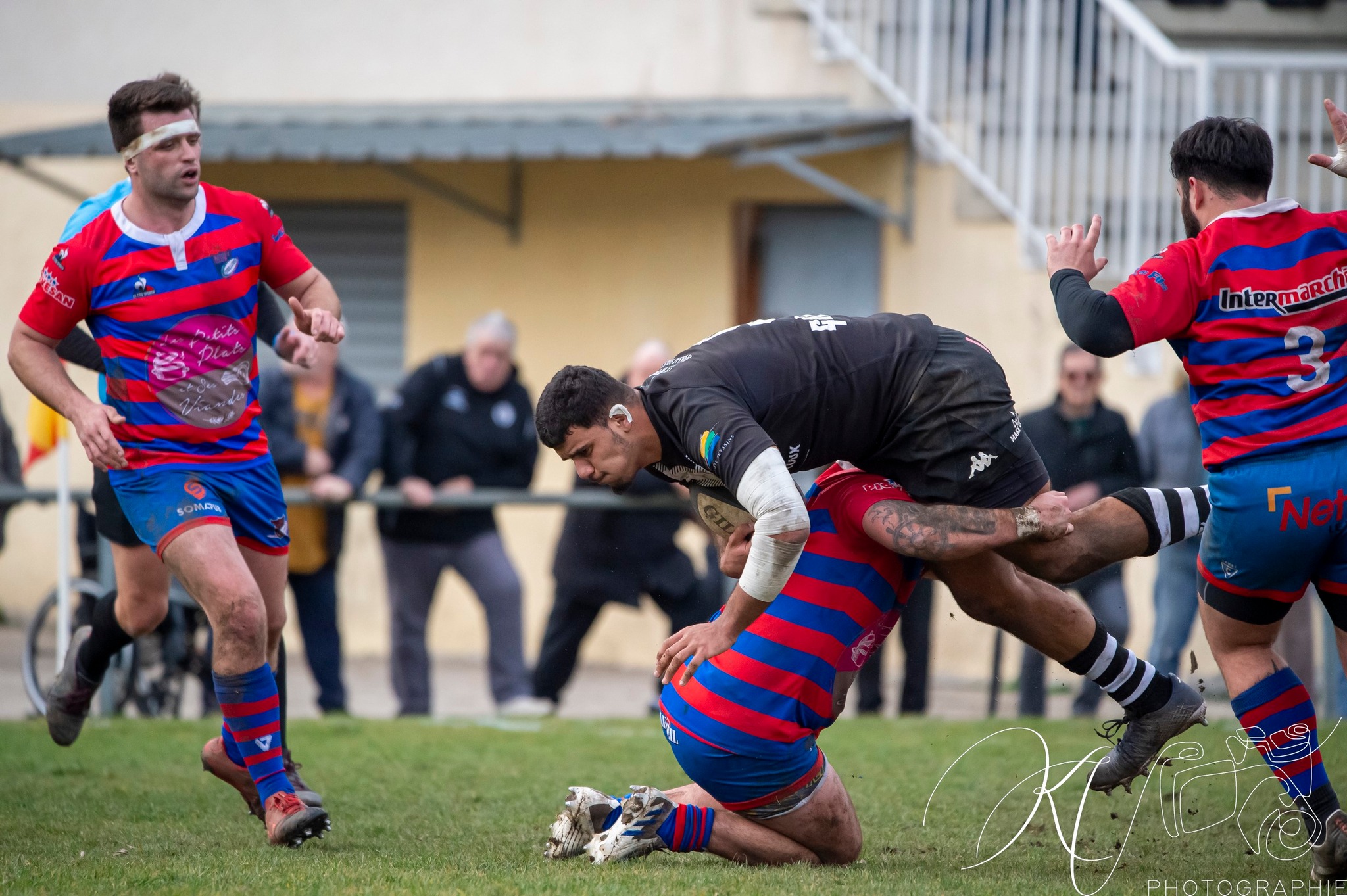  Rugby Club de Seyssins - Rugby Club Le Teil - Rugby - Fed3 2024 - RC de Seyssins vs RC Le Teil (#F324RCSRCLT02) Photo by: Karine Valentin | Siuxy Sports 2024-02-12
