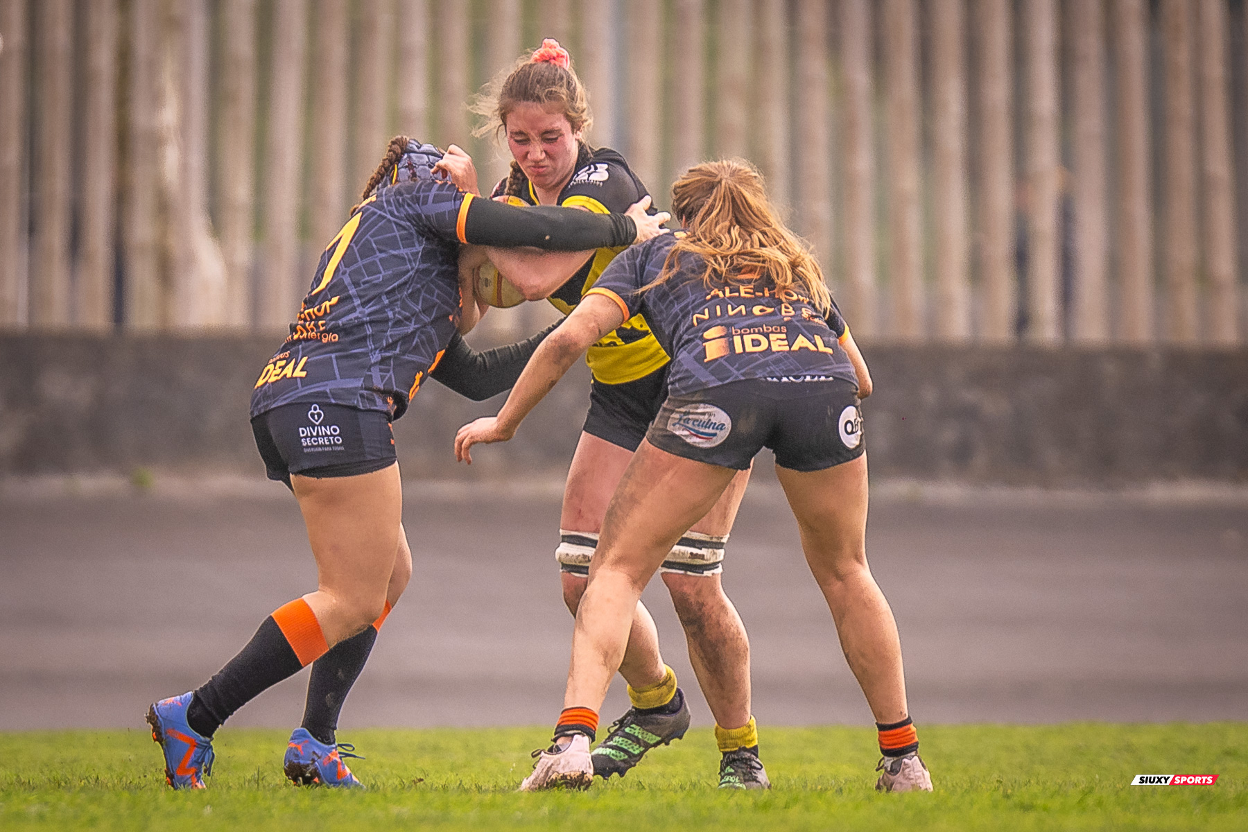  Getxo Artea Rugby Taldea - Club de Rugby Les Abelles - Rugby - FER 2024 - DHB F - Getxo Neskak Rt (19) vs (10) Les Abelles (#FER24DHBGNABE02) Photo by: Fredy Monfoto | Siuxy Sports 2024-02-04