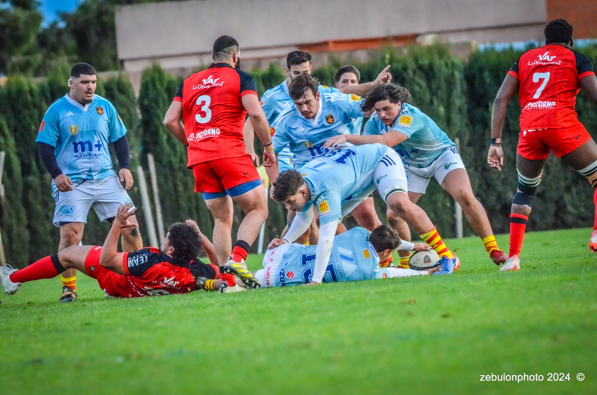  US Arlequins Perpignanais - RC Toulonnais - Rugby - Espoirs - USAP vs RCT (#ESP24USAPRCT02) Photo by: Photo Zebulon | Siuxy Sports 2024-02-10