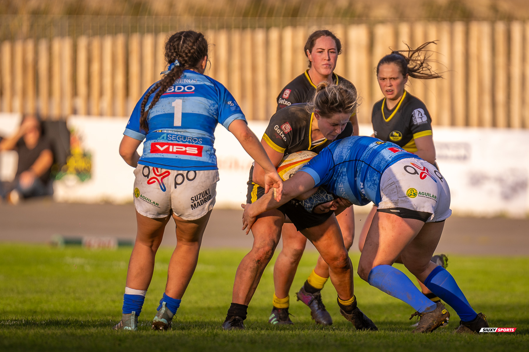  Getxo Artea Rugby Taldea - Club de Rugby Cisneros - Rugby - FER 2024 - DHB F - Getxo Neskak Rt (25) vs (13) Cisneros (#FER24DHBGNCIS02) Photo by: Fredy Monfoto | Siuxy Sports 2024-02-17