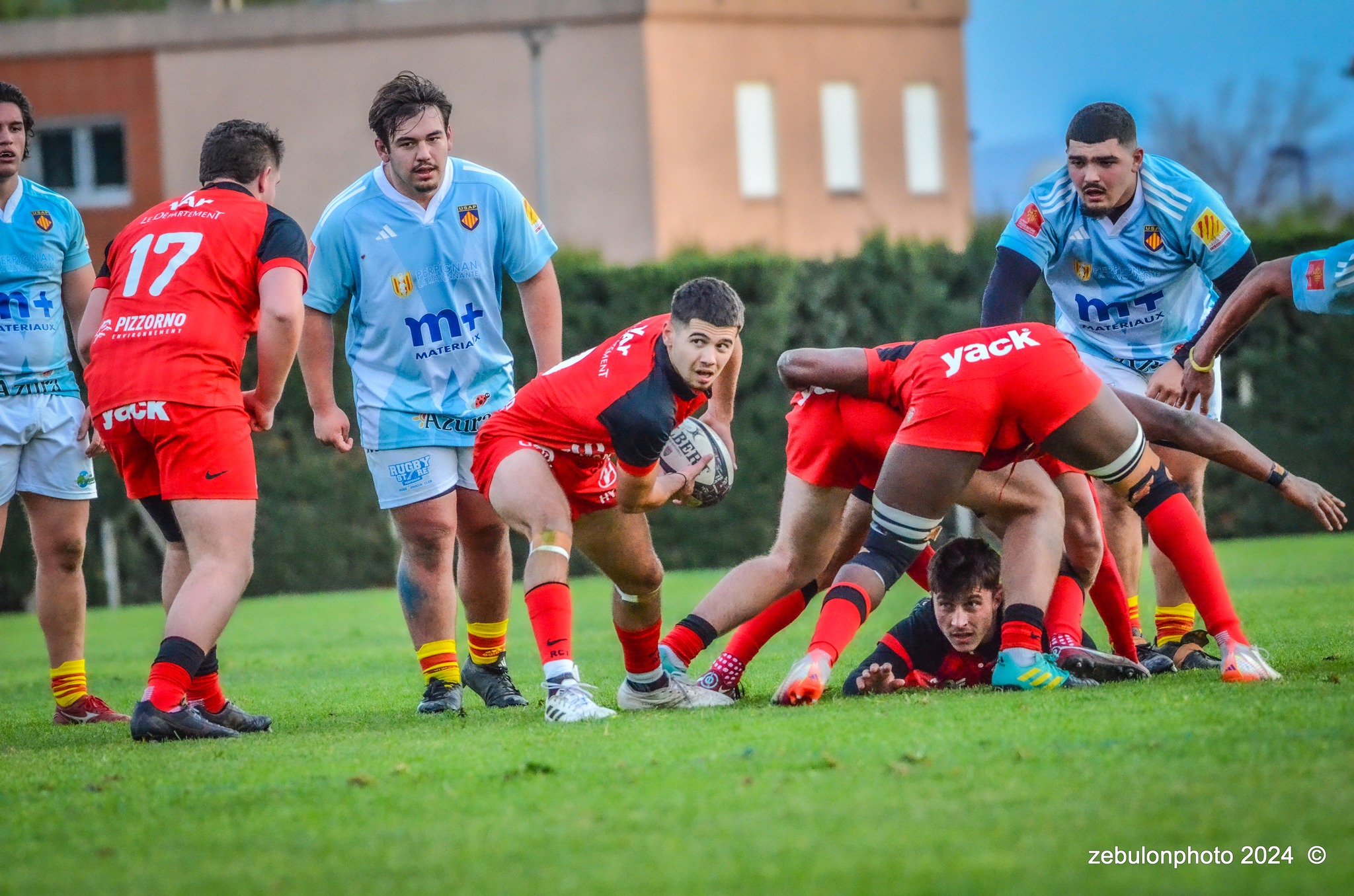  US Arlequins Perpignanais - RC Toulonnais - Rugby - Espoirs - USAP vs RCT (#ESP24USAPRCT02) Photo by: Photo Zebulon | Siuxy Sports 2024-02-10