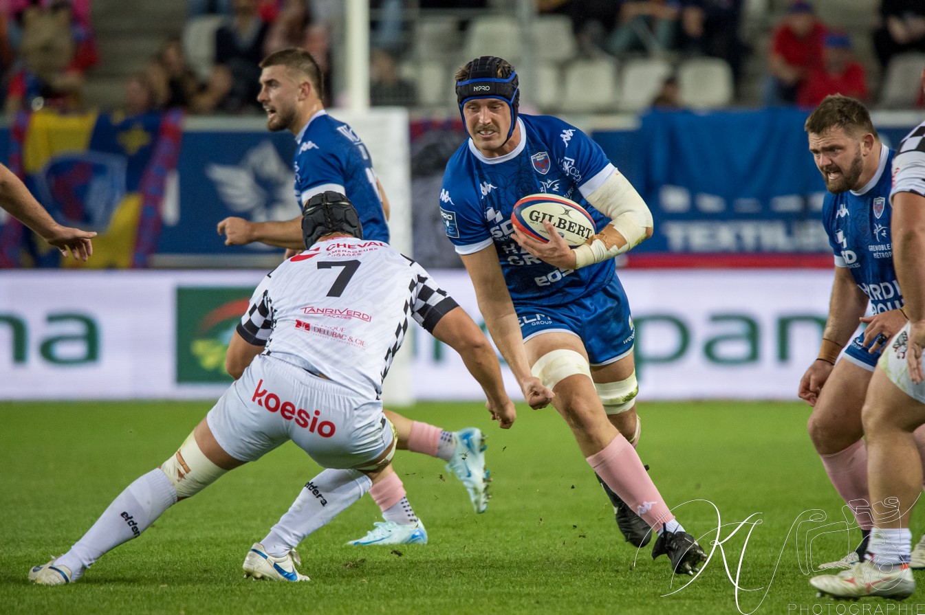  FC Grenoble Rugby - Valence Romans DR - Rugby - PRO D2 2024 - FC Grenoble (44) vs (22) Valence Romans DR (#PROD224FCGVRDR10) Photo by: Karine Valentin | Siuxy Sports 2024-10-11