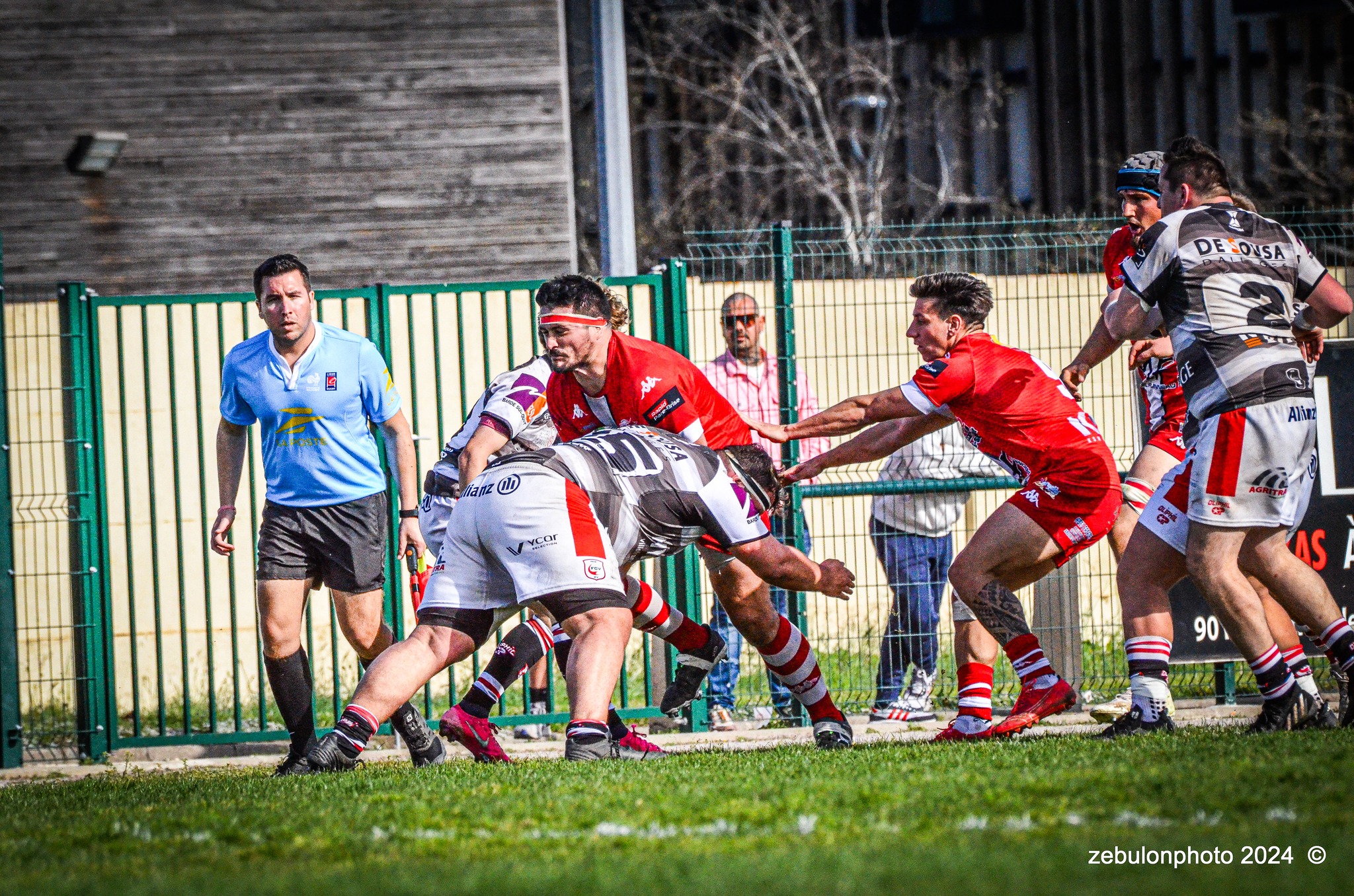  Étoile Sportive Catalane - Football Club Villefranchois - Lauragais - Rugby - FFR -  Fed 2 2024 - Etoile Sportive Catalane vs FC Villefranchois (#FFR24F2ESCFCV03) Photo by: Photo Zebulon | Siuxy Sports 2024-03-23