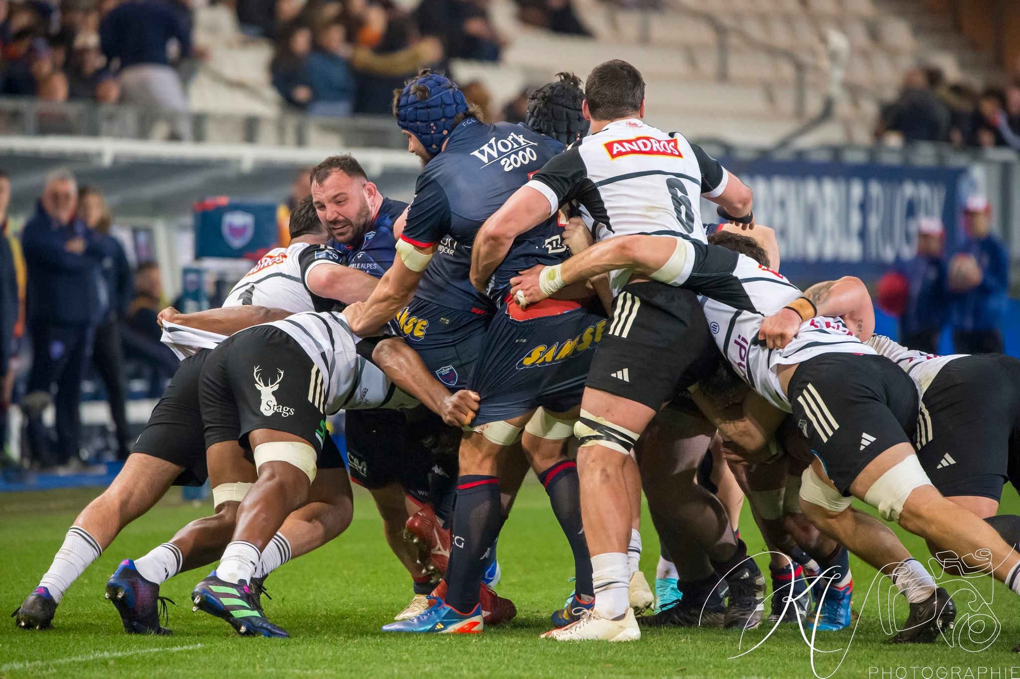Vincent VIAL -  FC Grenoble Rugby - CA Brive - Rugby - Pro D2 - FC Grenoble (40) vs (29) CA Brive (#PD224FCGBRI02) Photo by: Karine Valentin | Siuxy Sports 2024-02-15