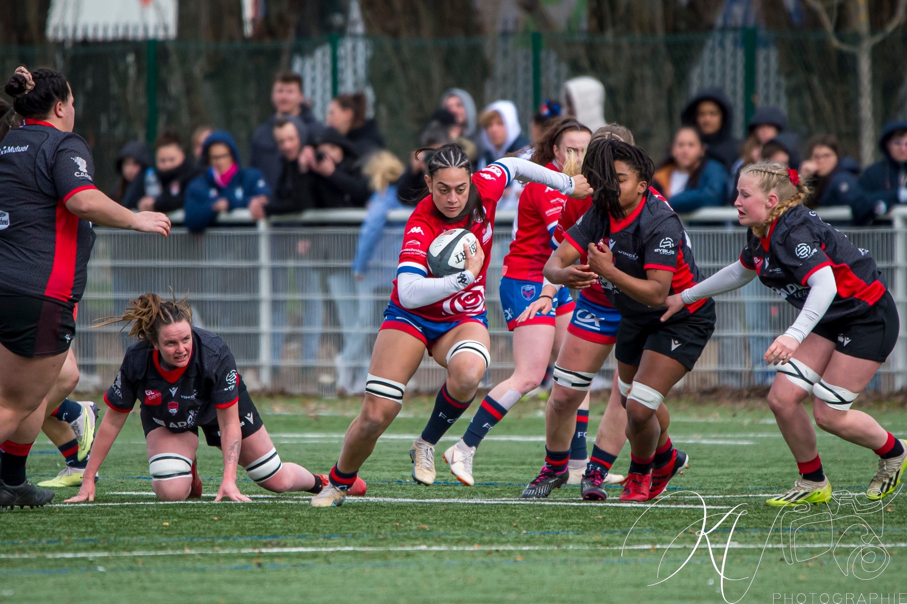  Lyon Olympique Universitaire - FC Grenoble Rugby - Rugby - Elite 1 2023 - Lyon O.U. (39) vs (14) FC Grenoble (#EL124LOUFCG02) Photo by: Karine Valentin | Siuxy Sports 2024-02-24