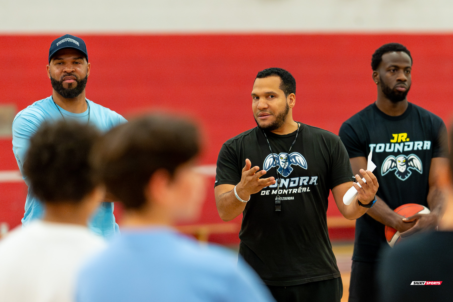 Nervens DEMOSTHENE - Rauly LEINO - Jonathan WILLIAMS -  Montreal -  - Basketball - Camp d'été de Basketball Jr Toundra 2024 (#2024JRTOUNDRA016) Photo by:  | Siuxy Sports 2024-06-29