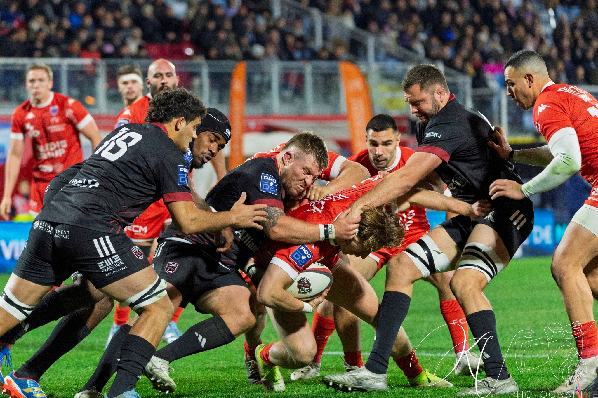 Stade niçois - FC Grenoble Rugby - Rugby - FFR 2024 Fed2 - Stade Niçois (18) vs (49) Grenoble Rugby (#FFR24FsSTGFC12) Photo by: Karine Valentin | Siuxy Sports 2024-12-20