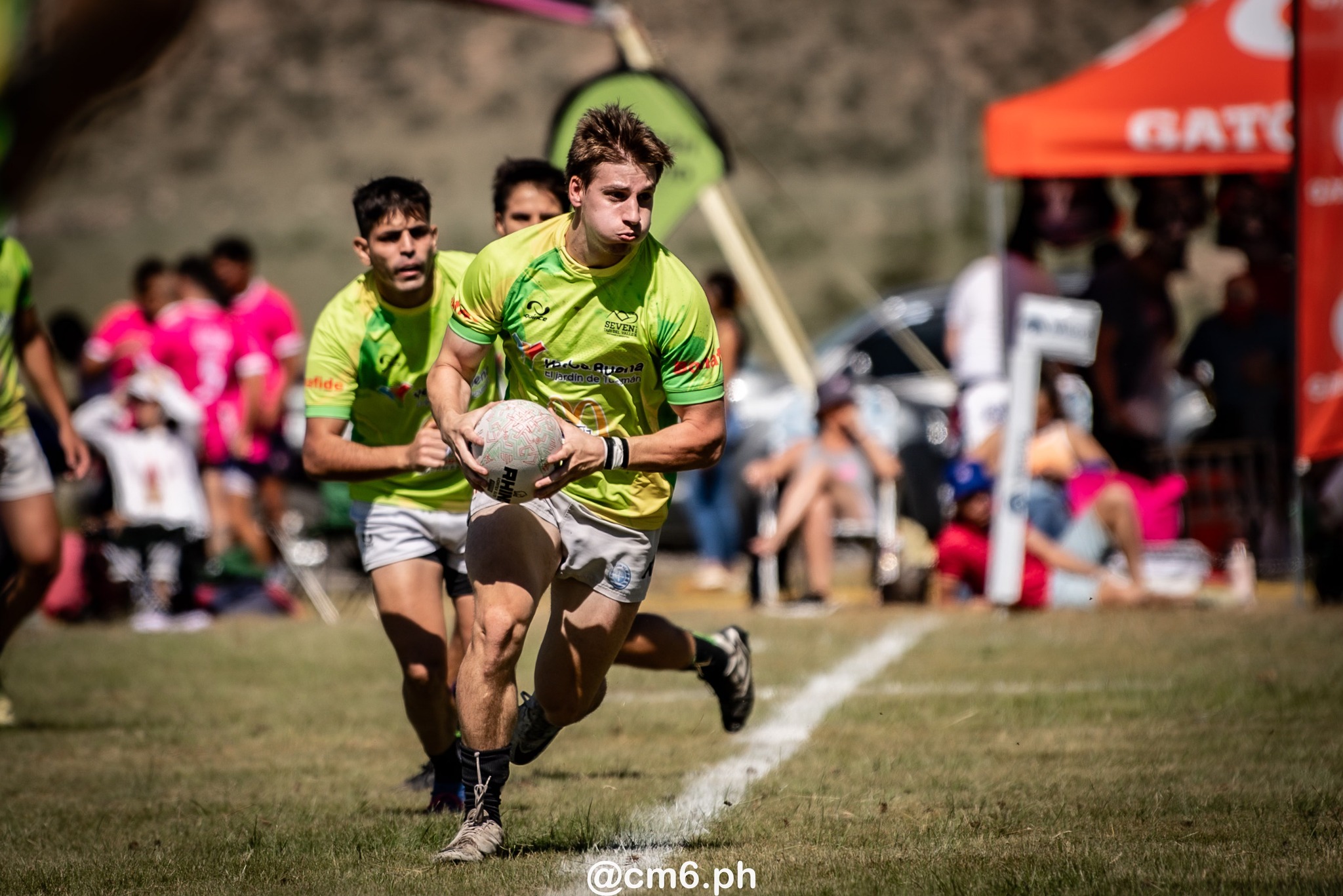  VII - Agua Palau - VII - Municipalidad de Yerba Buena McD - Rugby - Seven Tafi del Valle 2024 - Agua Palau vs Muni Yerba Buena McDonalds (#STDV24APAMUN) Photo by: Christian Mas | Siuxy Sports 2024-01-27