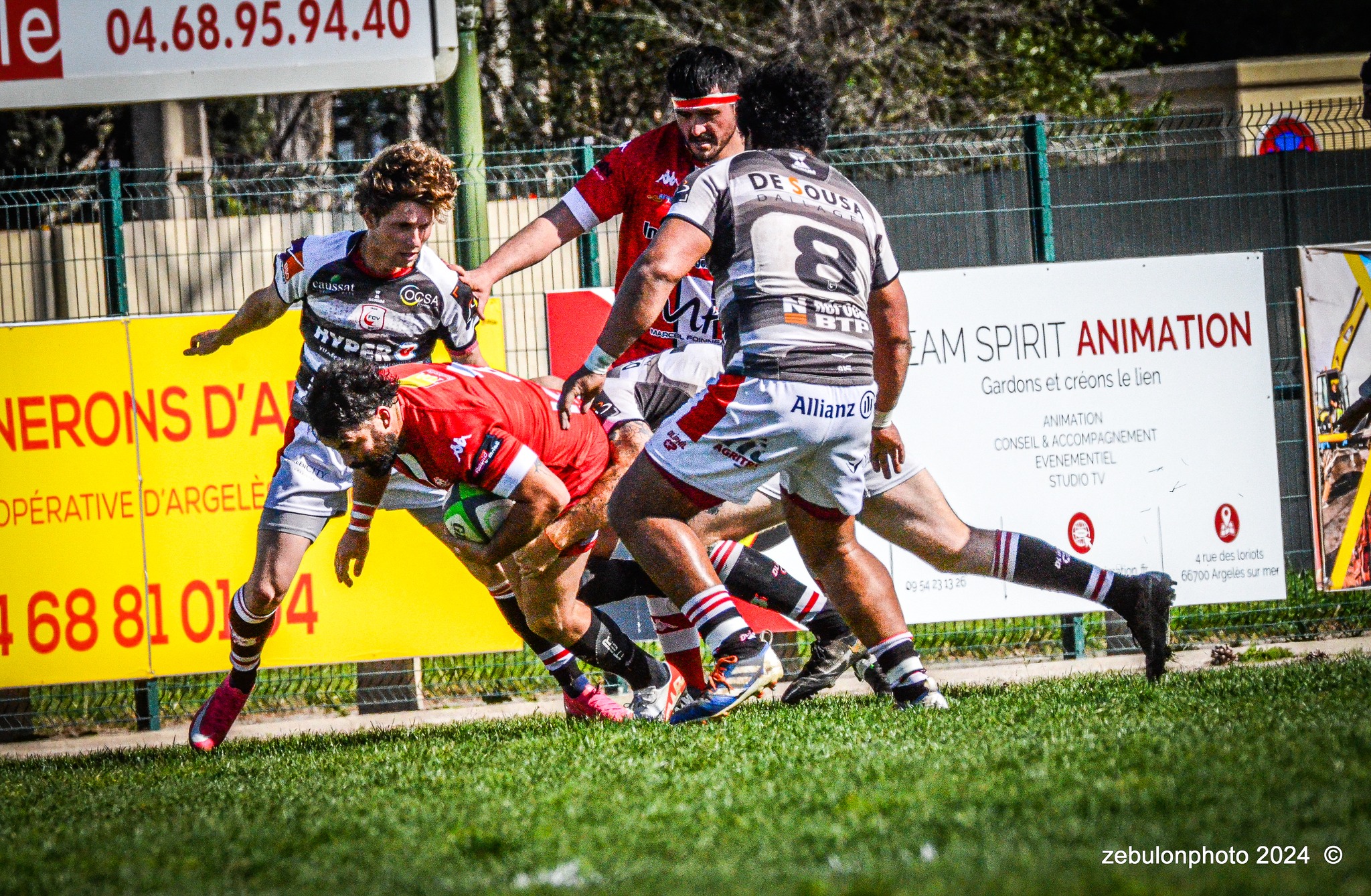 Étoile Sportive Catalane - Football Club Villefranchois - Lauragais - Rugby - FFR -  Fed 2 2024 - Etoile Sportive Catalane vs FC Villefranchois (#FFR24F2ESCFCV03) Photo by: Photo Zebulon | Siuxy Sports 2024-03-23