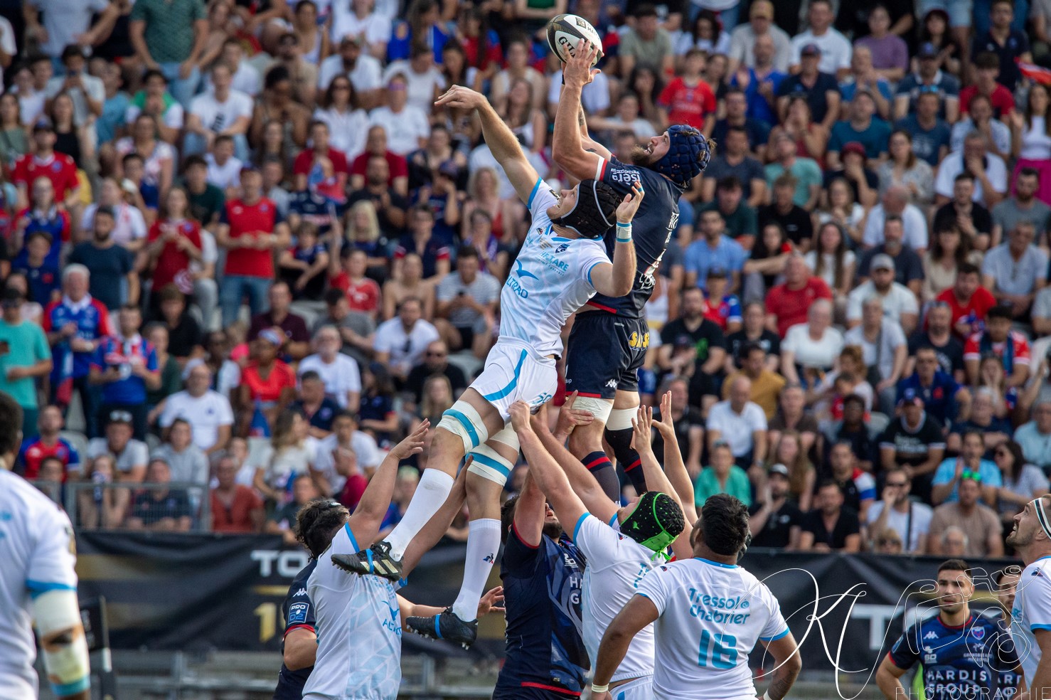  FC Grenoble Rugby - Montpellier Hérault Rugby - Rugby - FFR - 2024 - Access Match -  FC Grenoble (18) vs (20) Montpellier (#FFR24FCGMHR06) Photo by: Karine Valentin | Siuxy Sports 2024-06-16