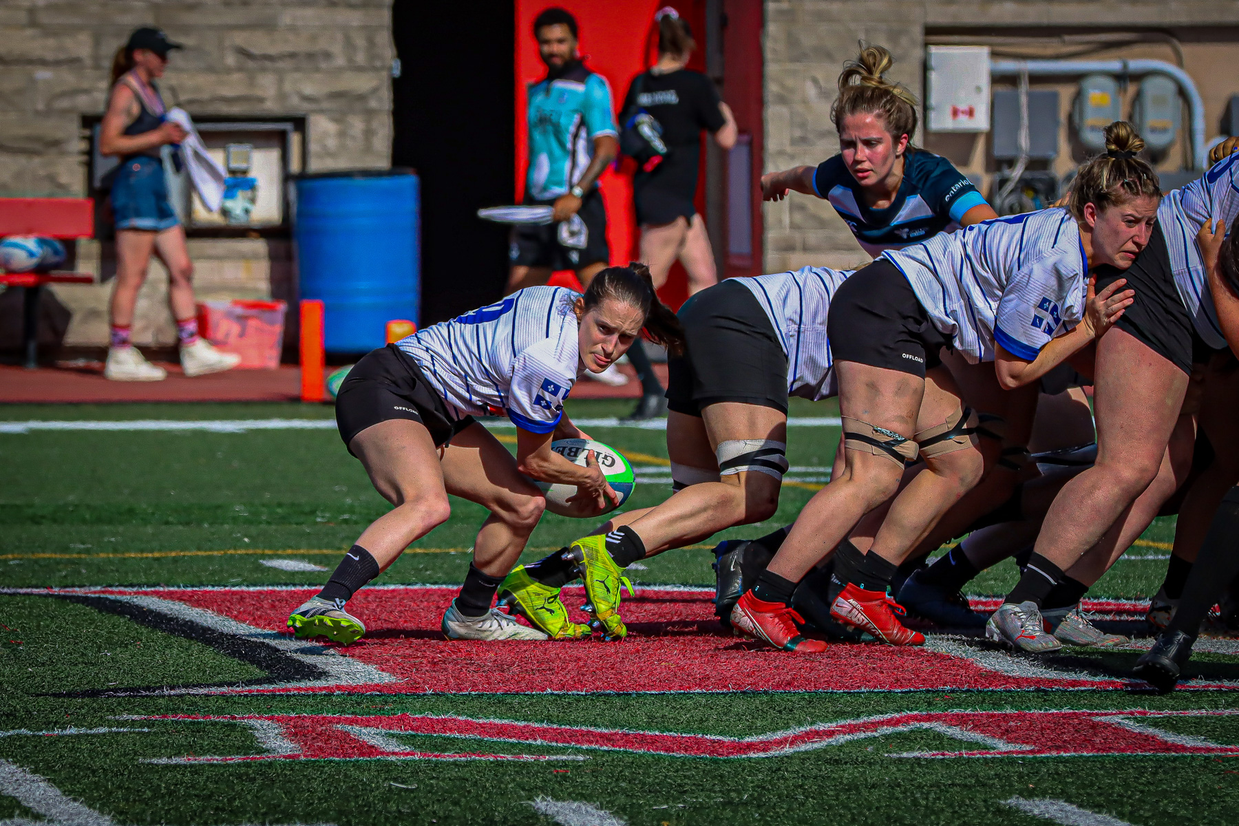  Équipe féminine - Rugby Québec - Ontario Blues (w) - Rugby - QORC-CROQ 2024 - FINALS - QUÉBEC EST (37) VS (13) ONTARIO EST - 1ST POSITION - Reel Mayarts (#QORC24QCEONE16) Photo by: Photo Mayarts | Siuxy Sports 2024-06-01