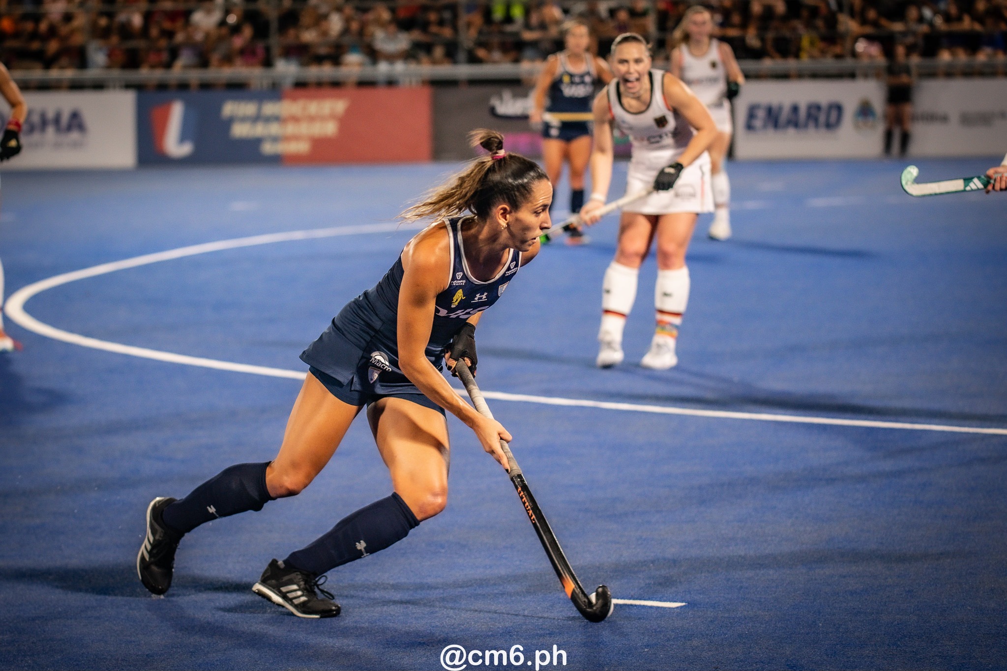Sofia TOCCALINO -  Selección femenina de hockey sobre césped de Argentina - Germany women's national field hockey team - Field hockey - FIH Pro League Fem 2023-2024 - Argentina (3) vs (1) Germany (#FIHPF24ARGGER02) Photo by: Christian Mas | Siuxy Sports 2024-02-16
