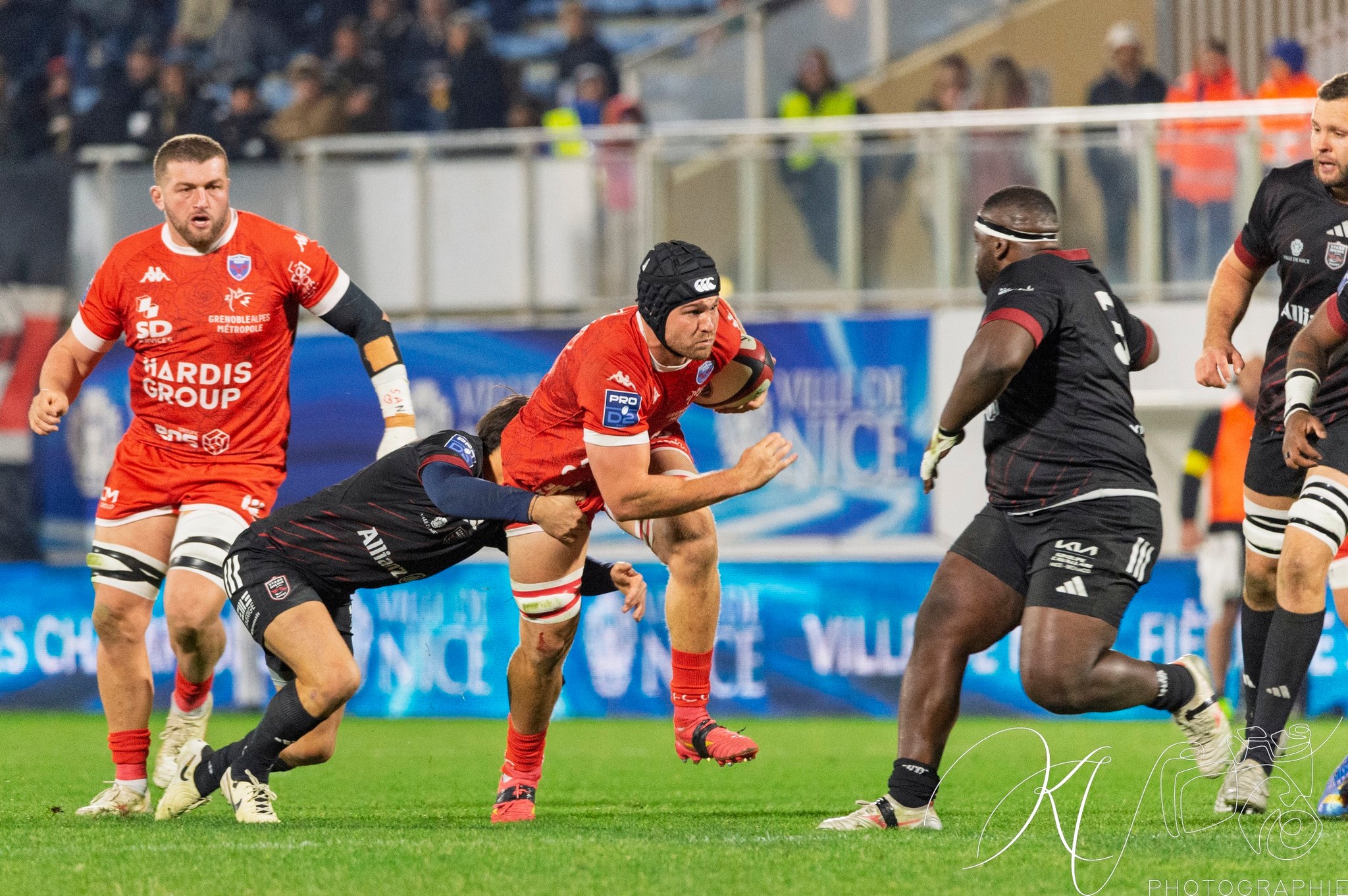  Stade niçois - FC Grenoble Rugby - Rugby - FFR 2024 Fed2 - Stade Niçois (18) vs (49) Grenoble Rugby (#FFR24FsSTGFC12) Photo by: Karine Valentin | Siuxy Sports 2024-12-20