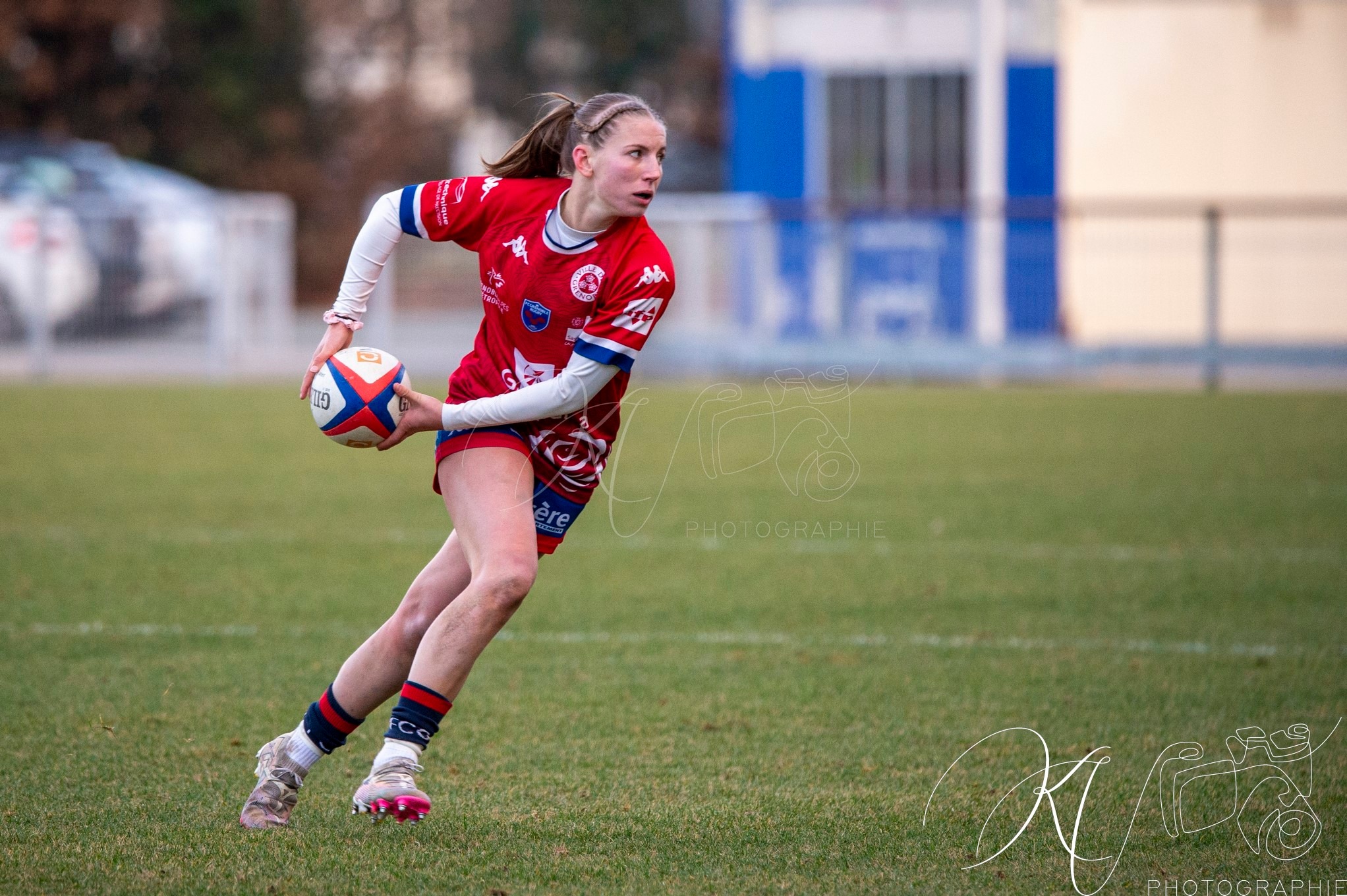  FC Grenoble Rugby - Lyon Olympique Universitaire - Rugby - FFR 2024 - Elite 1 Fém - FCG Amazones (8) vs (5) LOU (#FFR24E1FFCGLOU12) Photo by: Karine Valentin | Siuxy Sports 2024-12-14
