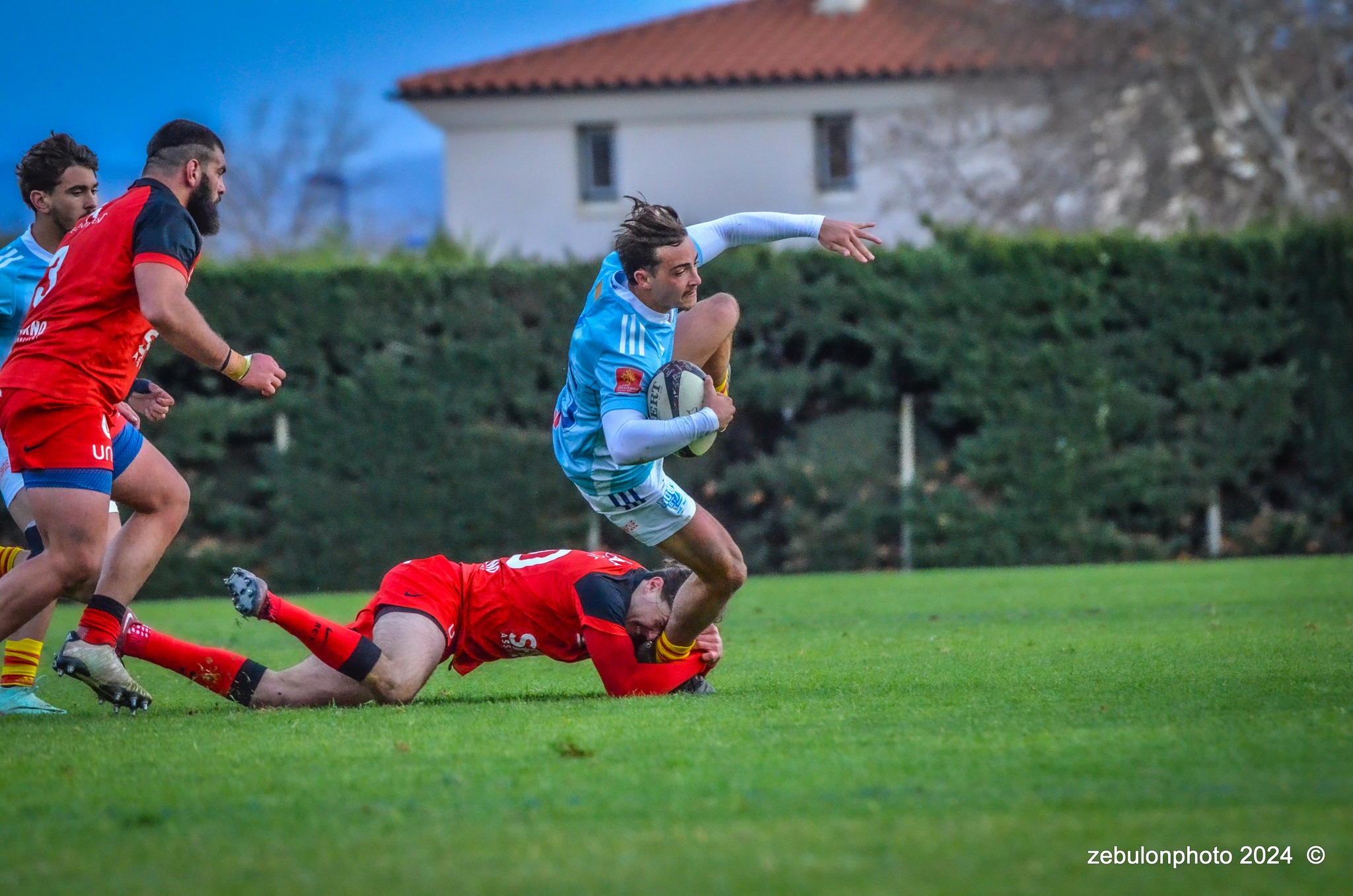  US Arlequins Perpignanais - RC Toulonnais - Rugby - Espoirs - USAP vs RCT (#ESP24USAPRCT02) Photo by: Photo Zebulon | Siuxy Sports 2024-02-10
