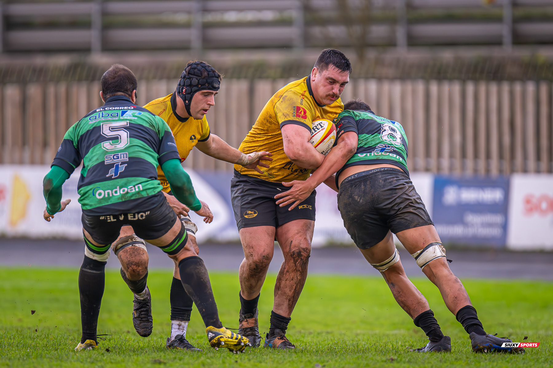 Angus RILEY KEEFE - Iker VIANA DE ARIÑO -  Getxo Artea Rugby Taldea - Gernika Rugby Taldea - Rugby - FER 2023 - DHB - Getxo Artea RT (24) vs (20) Universitario Bilbao Rugby (#FER23DHBGETGER11) Photo by: Fredy Monfoto | Siuxy Sports 2023-11-25