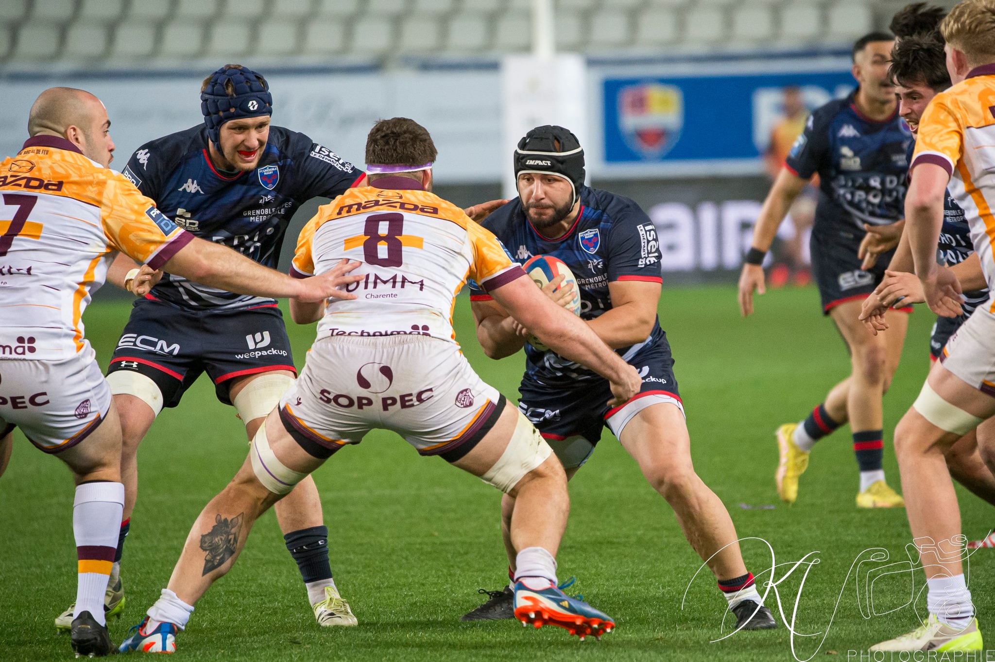  FC Grenoble Rugby - Soyaux Angoulême - Rugby - PRO D2 - FC Grenoble (21) vs (18) Soyaux Angouleme (#PD224FCGSAN03) Photo by: Karine Valentin | Siuxy Sports 2024-03-29