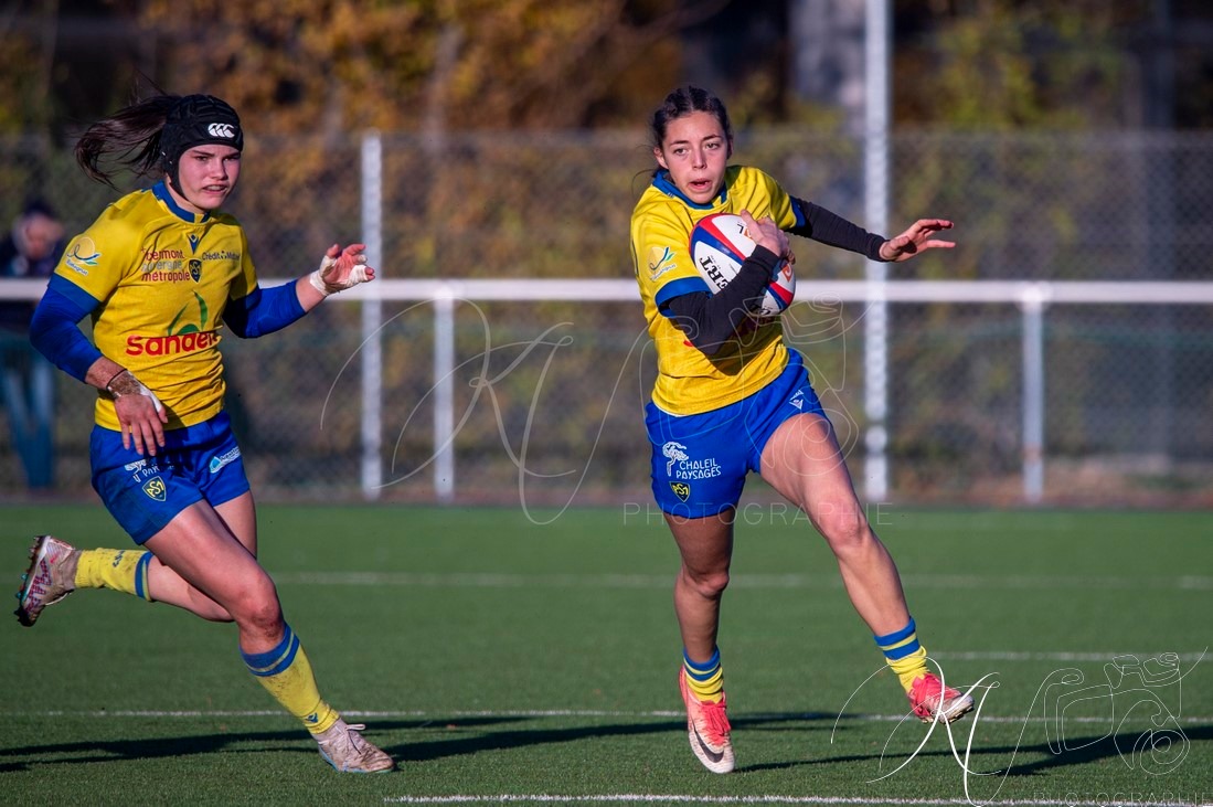  FC Grenoble Rugby - ASM Romagnat rugby féminin - Rugby - FFR 2024 - Réserve Élite - FCG Amazones vs ASM Romagnat (#FFR24REFCGASMR11) Photo by: Karine Valentin | Siuxy Sports 2024-11-30
