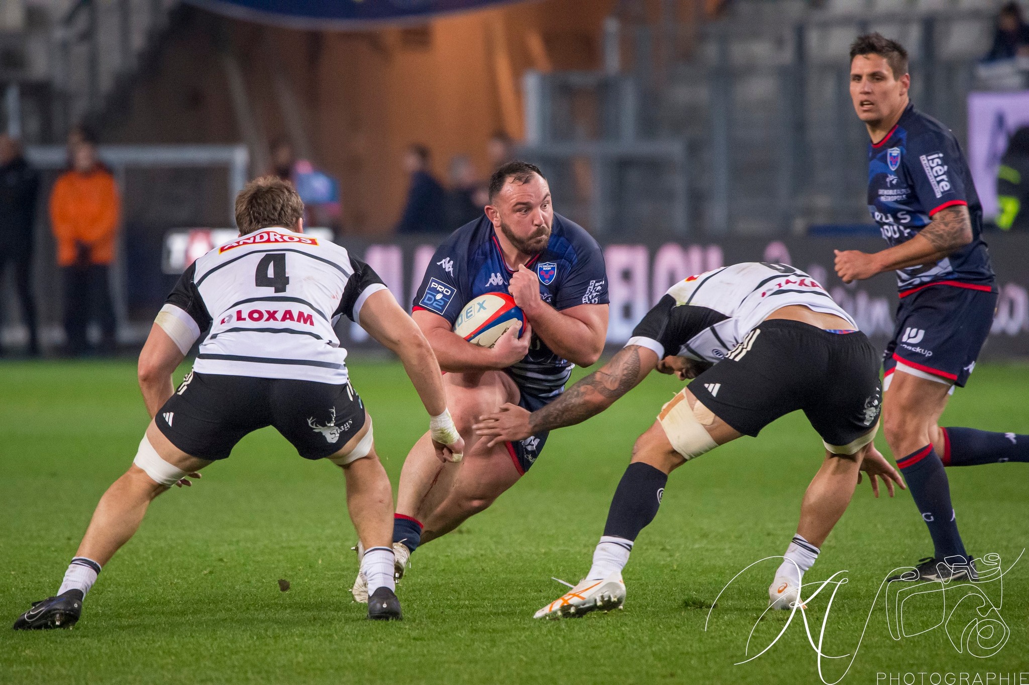 Vincent VIAL -  FC Grenoble Rugby - CA Brive - Rugby - Pro D2 - FC Grenoble (40) vs (29) CA Brive (#PD224FCGBRI02) Photo by: Karine Valentin | Siuxy Sports 2024-02-15