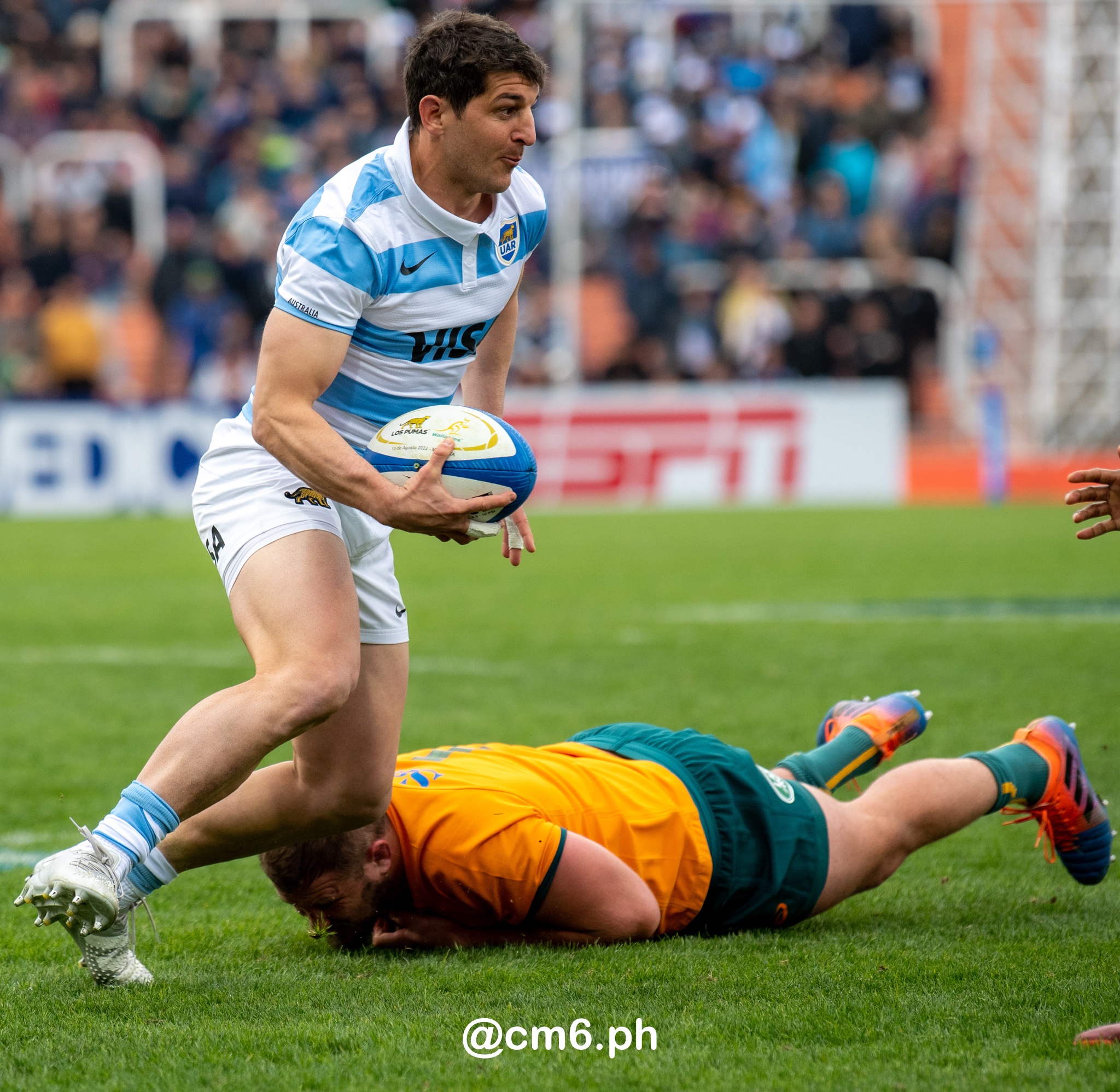  Selección Argentina de Rugby XV - Australia national rugby union team (M) - Rugby - Rugby Championship - Pumas (26) vs (41) Australia - Mendoza - Reel B (#RCH22ARGAUSb07) Photo by: Christian Mas | Siuxy Sports 2022-07-06