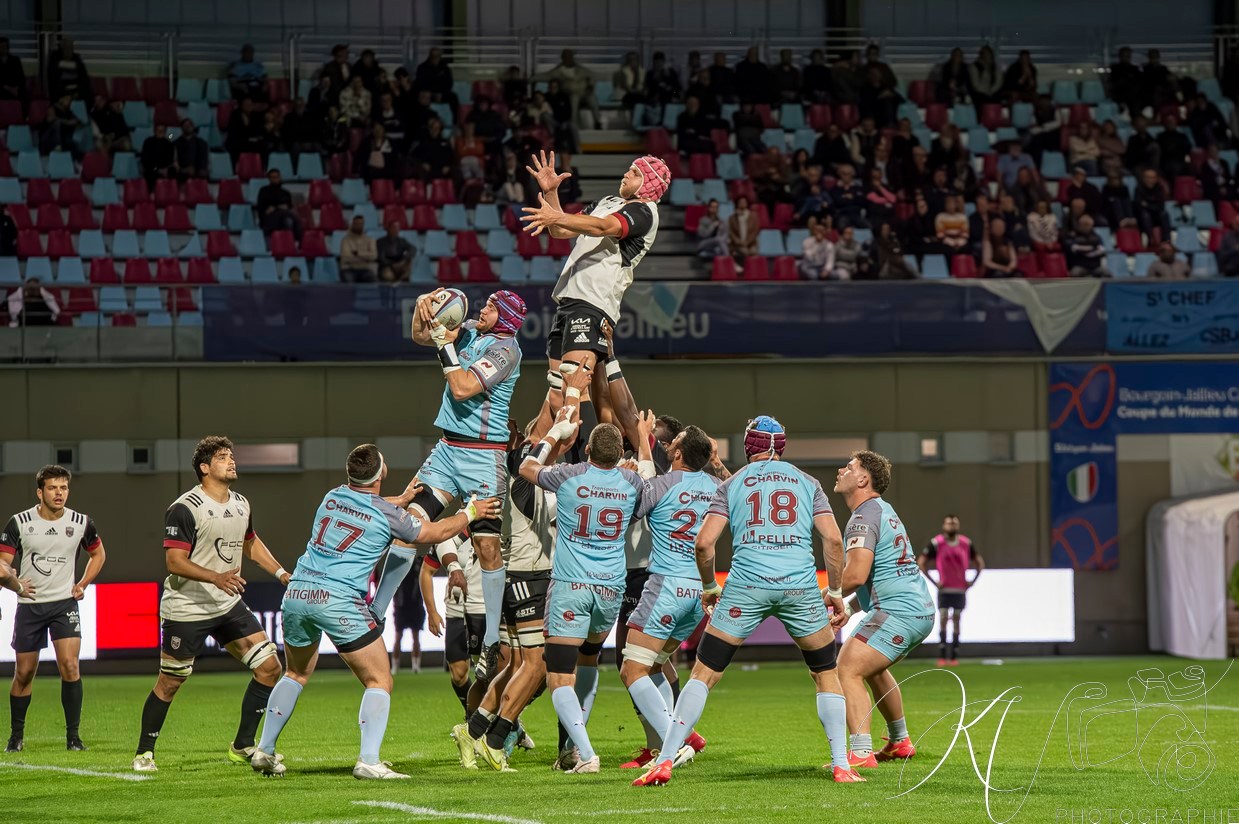  CS Bourgoin-Jallieu - Stade niçois - Rugby - FFR 2024 - National - CS Bourgoin-Jallieu (25) vs (23) Stade Niçois (#FFR24NATCSBJST04) Photo by: Karine Valentin | Siuxy Sports 2024-04-06