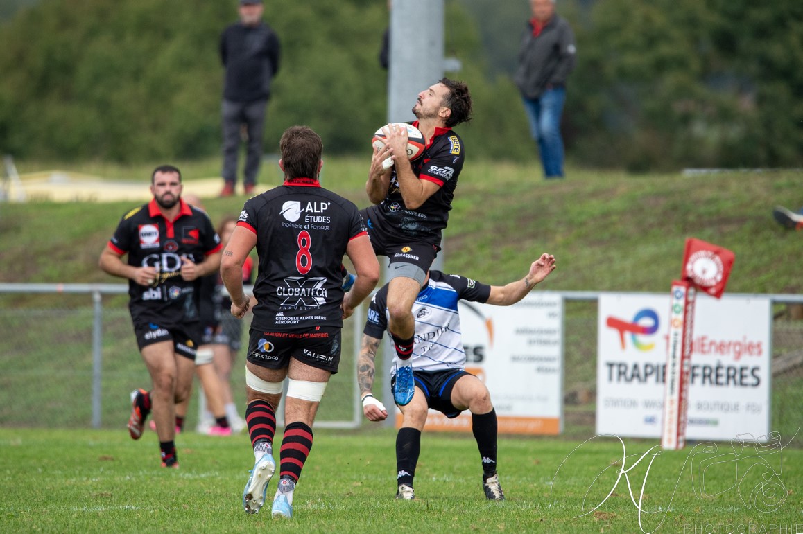  Bièvre Saint-Geoirs RC - US Vinay - Rugby - FFR 2024 Fed2 - Bievre SG vs US Vinay (#FFR24F2BSGUSV09) Photo by: Karine Valentin | Siuxy Sports 2024-09-22