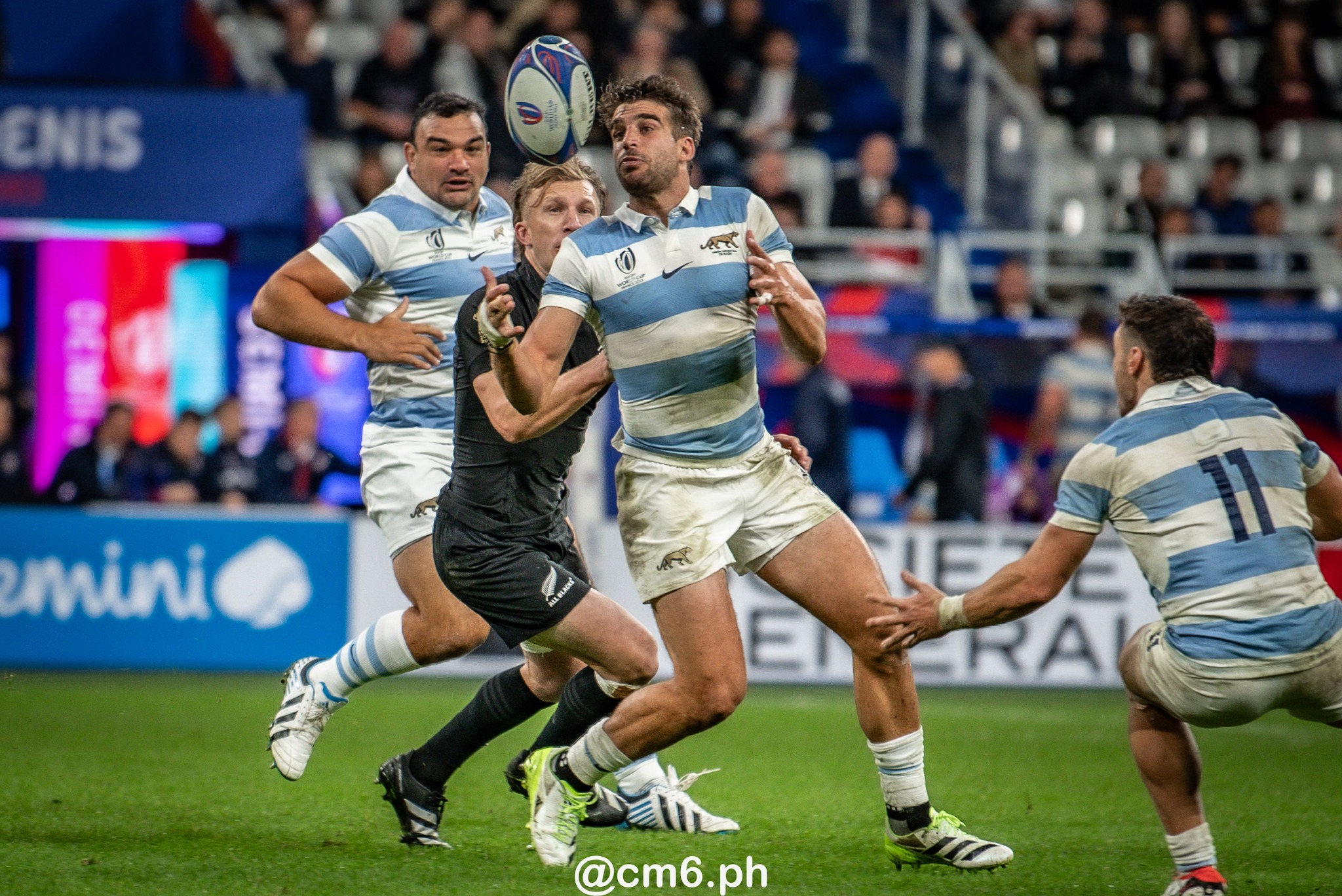  Selección Argentina de Rugby XV - New Zealand national rugby union team - Rugby - RWC 2023 - Semi final - Los Pumas (6) vs (44) All Blacks (#RWC23ARGNZL10) Photo by: Christian Mas | Siuxy Sports 2023-10-27