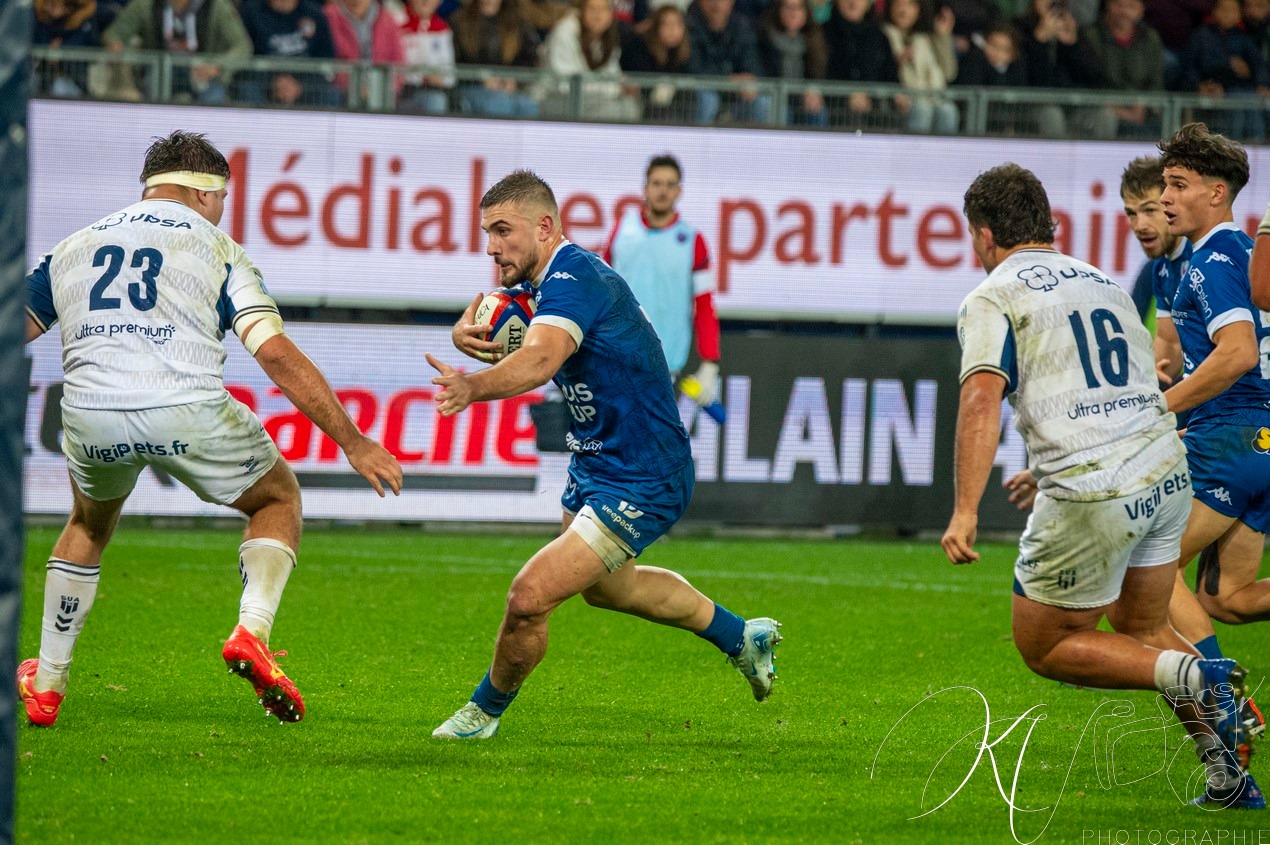  FC Grenoble Rugby - SU Agen - Rugby - FFR 2024 PRO D2 - Grenoble (37) vs (10) Agen (#PD224PD2GRSUA11) Photo by: Karine Valentin | Siuxy Sports 2024-11-01