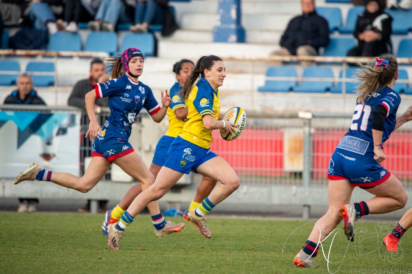  ASM Romagnat rugby féminin - FC Grenoble Rugby - Rugby - FFR 2024 Elite 1 Fém - ASM Romagnat (32) vs (8) Amazones FC Grenoble  (#FFR24E1FASMRFCG11) Photo by: Karine Valentin | Siuxy Sports 2024-11-17