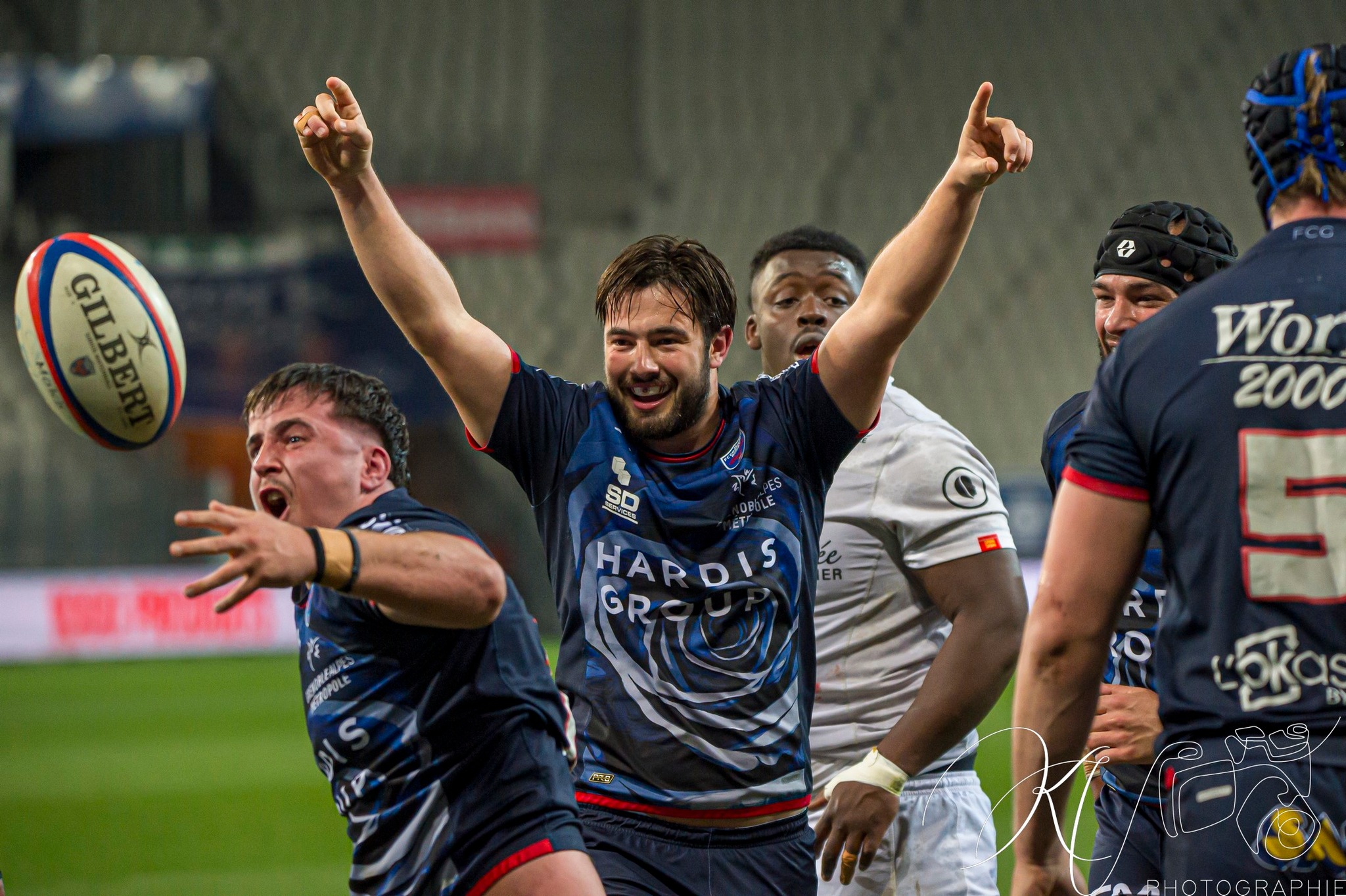 Barnabé MASSA -  FC Grenoble Rugby - Rouen Normandie Rugby - Rugby - Pro D2 - FC Grenoble (43) vs (16) Rouen (#PD224FCGRNR03) Photo by: Karine Valentin | Siuxy Sports 2024-03-01