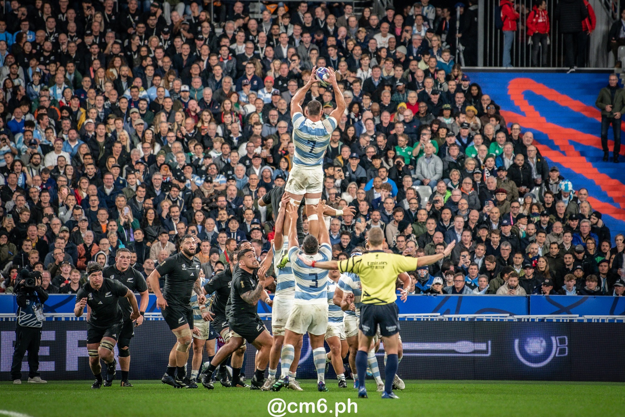 Marcos KREMER -  Selección Argentina de Rugby XV - New Zealand national rugby union team - Rugby - RWC 2023 - Semi final - Los Pumas (6) vs (44) All Blacks (#RWC23ARGNZL10) Photo by: Christian Mas | Siuxy Sports 2023-10-27