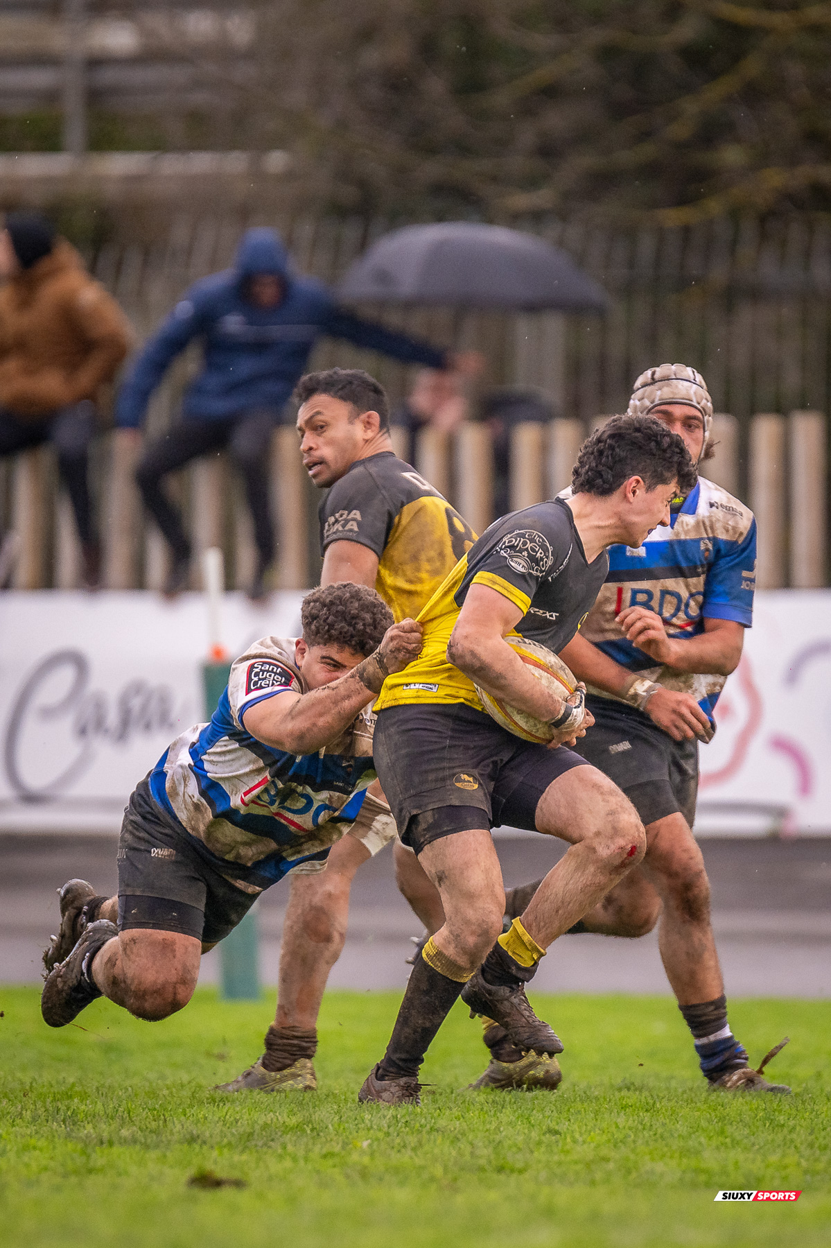 Anthony MATOTO -  Getxo Artea Rugby Taldea - Club de Rugby Sant Cugat - Rugby - Élite Div Honor B masculina - Getxo (17) vs (5) Sant Cugat (#E24DBMGETSC03) Photo by: Fredy Monfoto | Siuxy Sports 2024-03-03