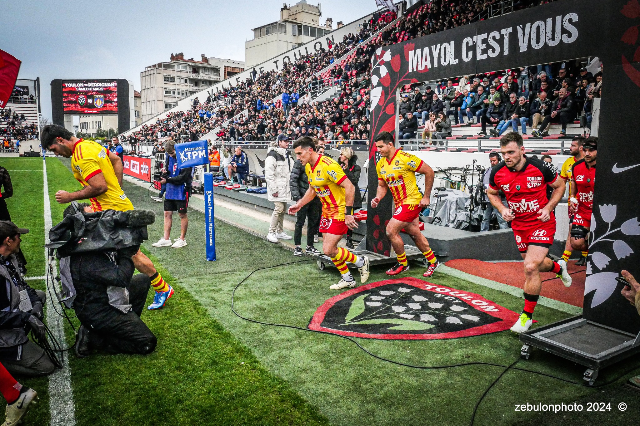 RC Toulonnais - US Arlequins Perpignanais - Rugby - TOP 14 - Toulon (44) vs (22) Perpignan (#TOP1424RCTUSAP03) Photo by: Photo Zebulon | Siuxy Sports 2024-03-02