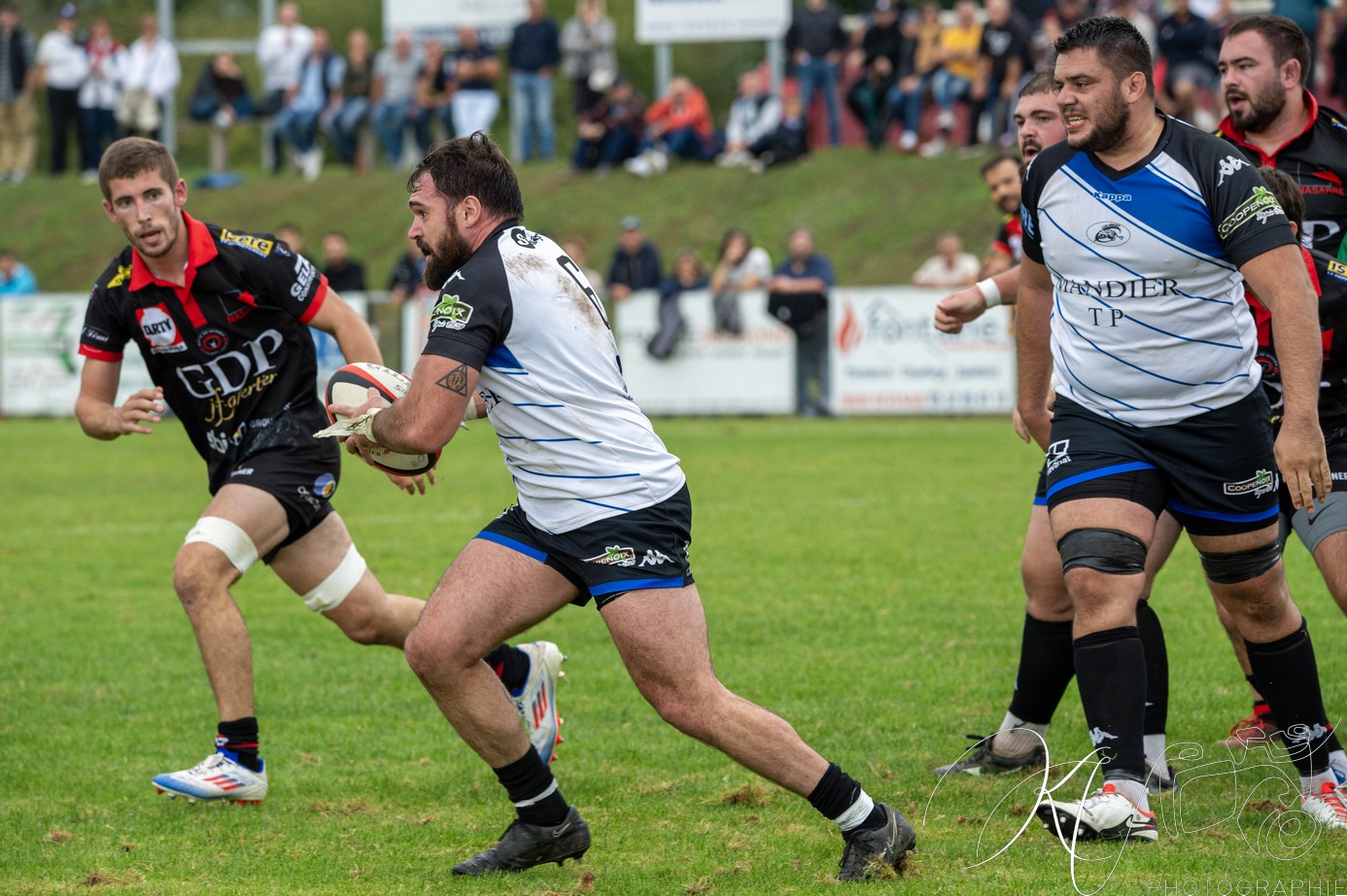  Bièvre Saint-Geoirs RC - US Vinay - Rugby - FFR 2024 Fed2 - Bievre SG vs US Vinay (#FFR24F2BSGUSV09) Photo by: Karine Valentin | Siuxy Sports 2024-09-22