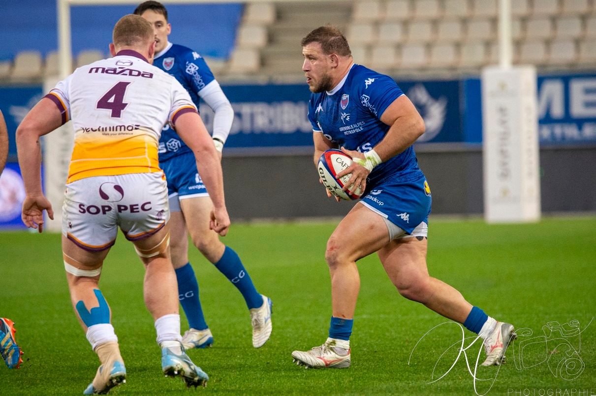  FC Grenoble Rugby - Soyaux Angoulême - Rugby - FFR 2024 - Pro D2 - FC Grenoble Rugby (37) vs (7) Soyaux Angouleme (#PD224PD2FCGSO11) Photo by: Karine Valentin | Siuxy Sports 2024-11-15