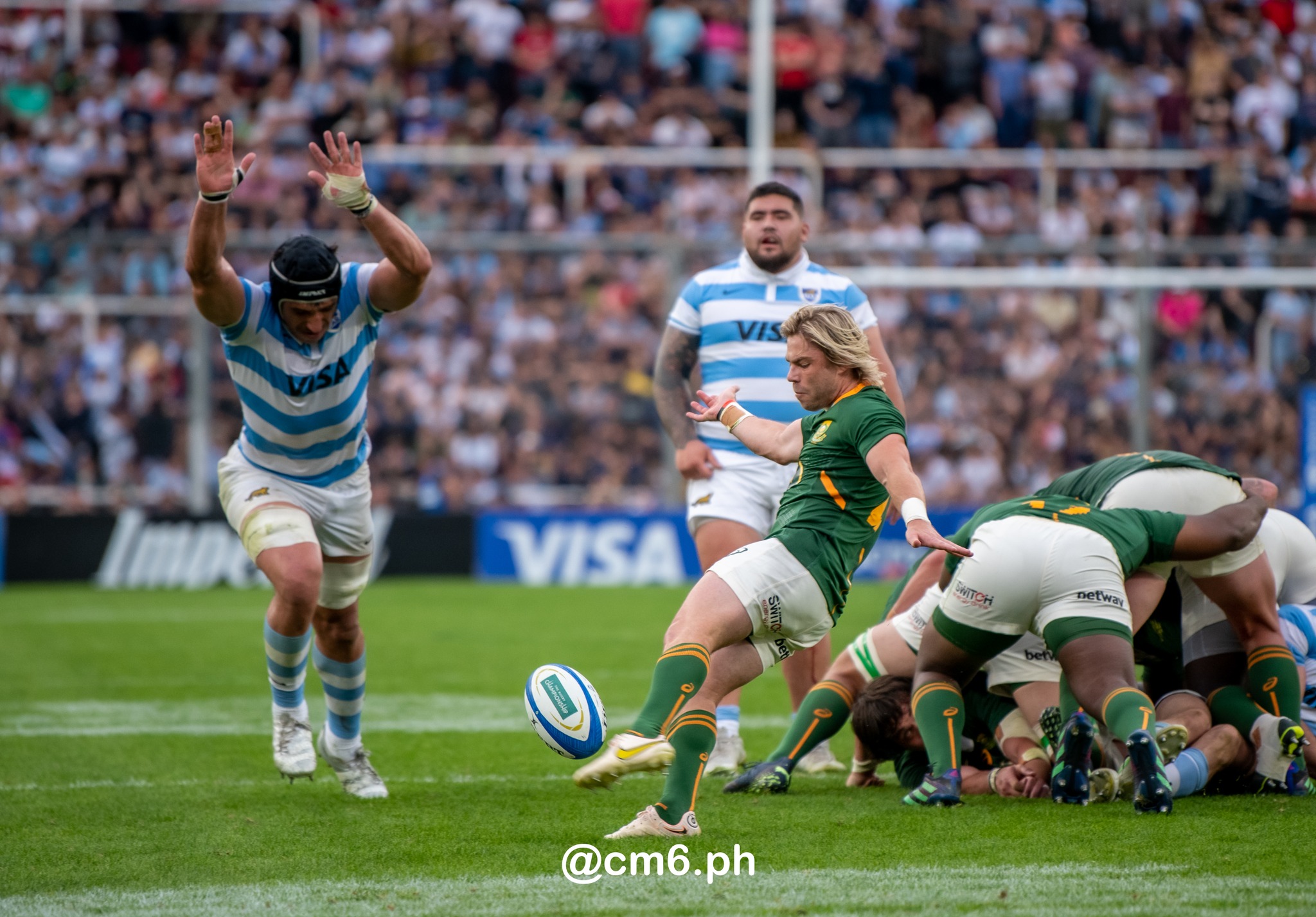 Selección Argentina de Rugby XV - South Africa national rugby union team - Rugby - Rugby Championship 2022 - Los Pumas (20) vs (36) Springboks (#RCH22ARGSAF109) Photo by: Christian Mas | Siuxy Sports 2022-09-17