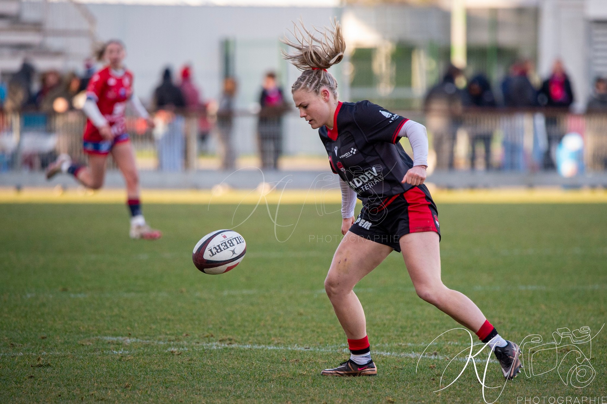  FC Grenoble Rugby - Lyon Olympique Universitaire - Rugby - FFR 2024 - Elite 1 Fém - FCG Amazones (8) vs (5) LOU (#FFR24E1FFCGLOU12) Photo by: Karine Valentin | Siuxy Sports 2024-12-14