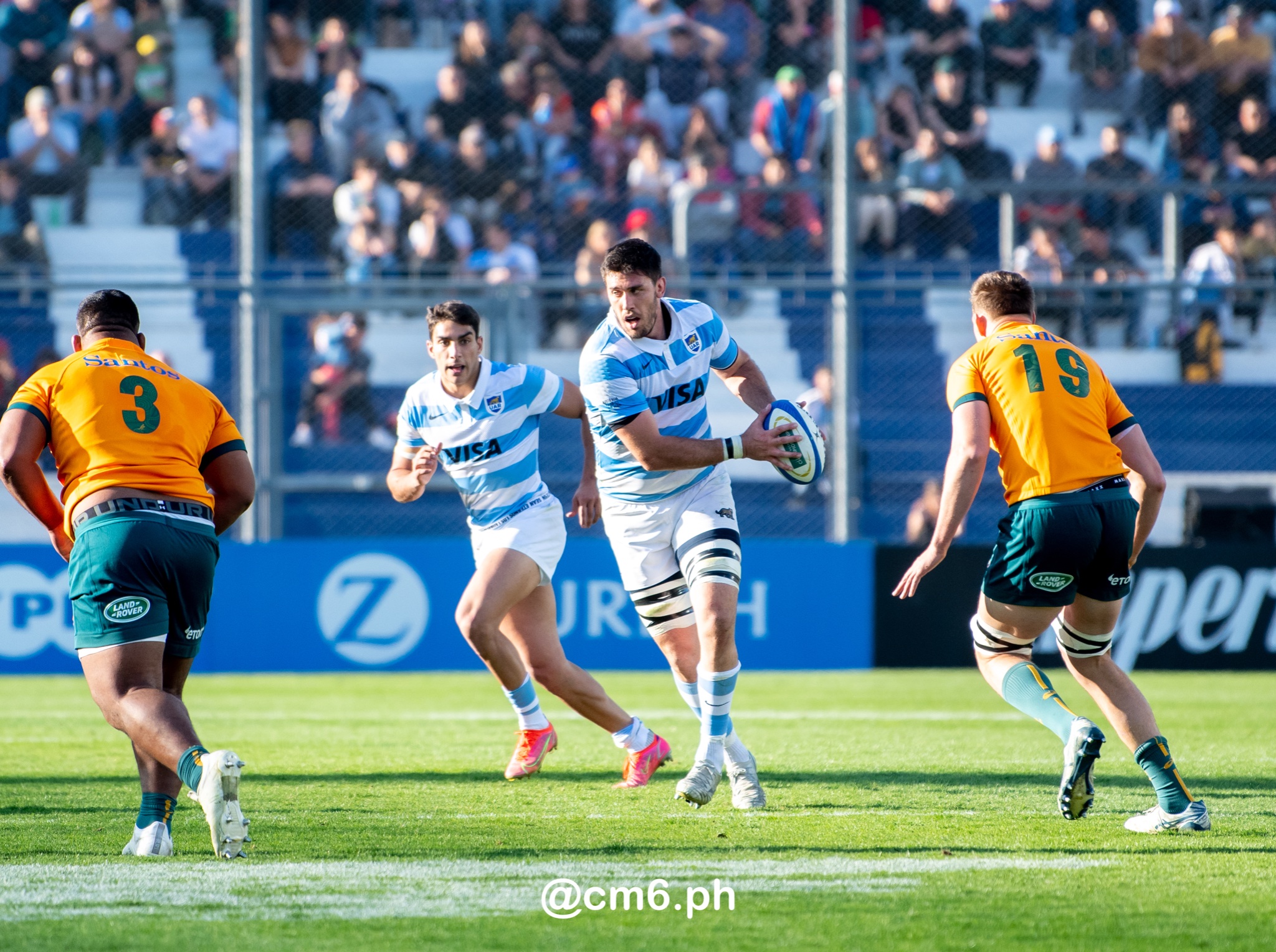  Selección Argentina de Rugby XV - Australia national rugby union team (M) - Rugby - Rugby Championship - Pumas (26) vs (41) Australia - Mendoza - Reel A (#RCH22ARGAUSa07) Photo by: Christian Mas | Siuxy Sports 2022-07-06