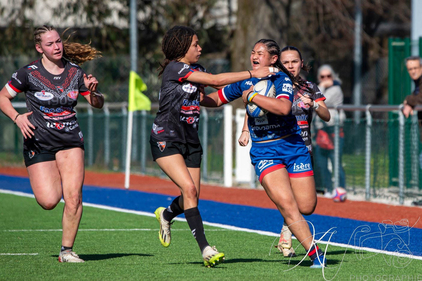  FC Grenoble Rugby - US Oyonnax Rugby - Rugby - 2024 U18 FCG AMAZONES vs US OYONNAX (#FFR24U18FCGUSO03) Photo by: Karine Valentin | Siuxy Sports 2024-03-16