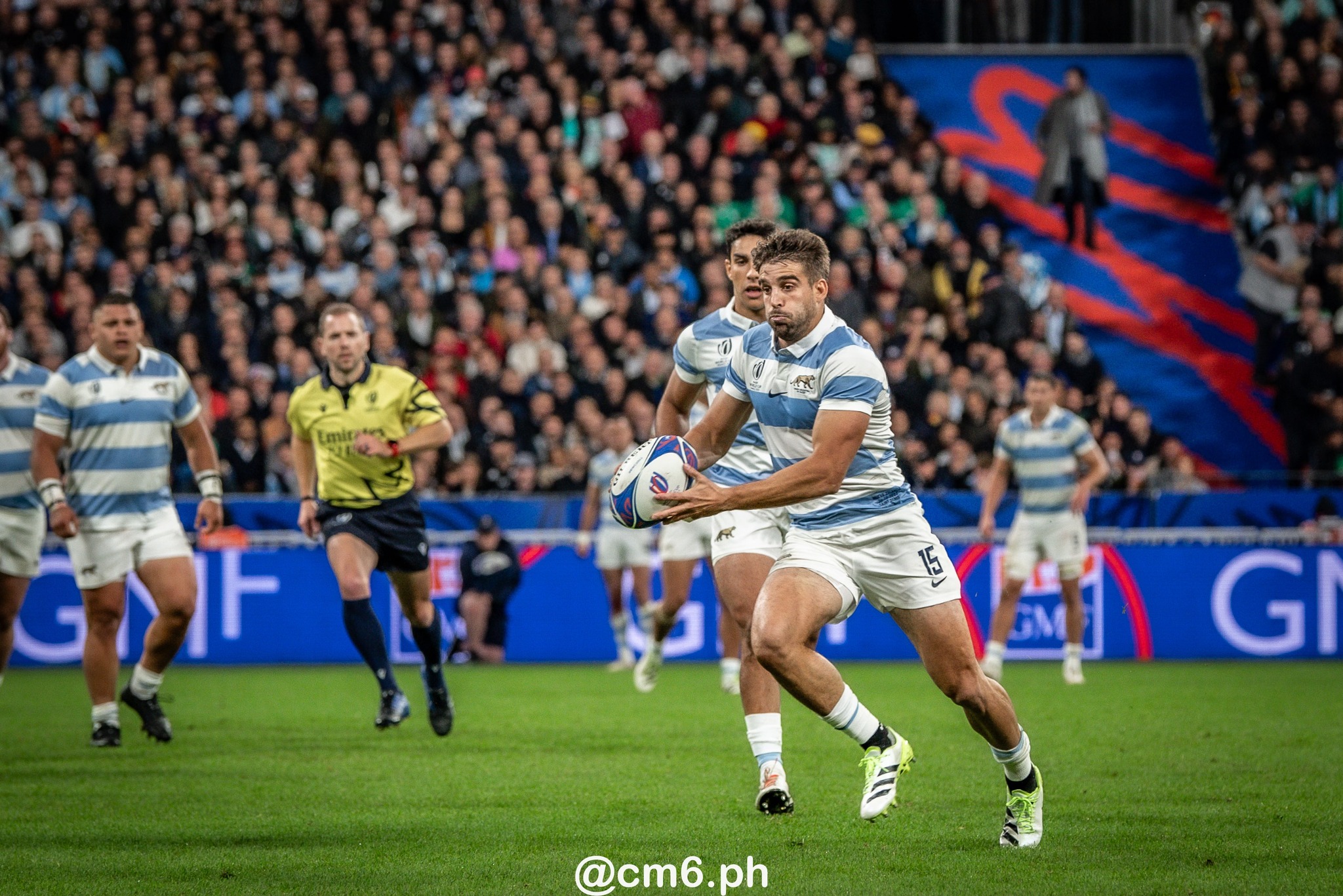  Selección Argentina de Rugby XV - New Zealand national rugby union team - Rugby - RWC 2023 - Semi final - Los Pumas (6) vs (44) All Blacks (#RWC23ARGNZL10) Photo by: Christian Mas | Siuxy Sports 2023-10-27