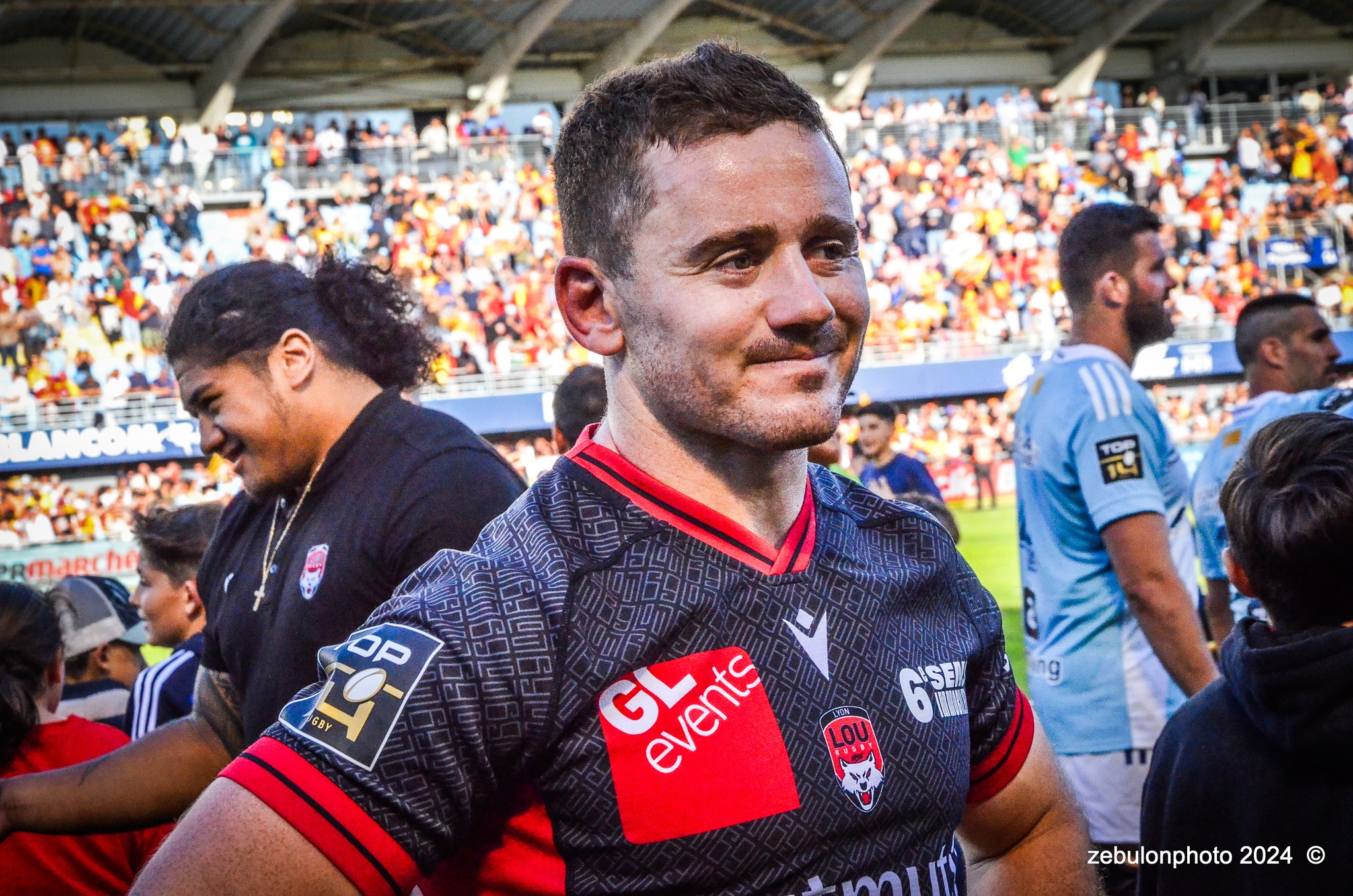  US Arlequins Perpignanais - Lyon Olympique Universitaire - Rugby - FFR 2024 - TOP14 - USAP (51) VS (20) LOU (#FFR24T14USALOU04) Photo by: Photo Zebulon | Siuxy Sports 2024-04-20