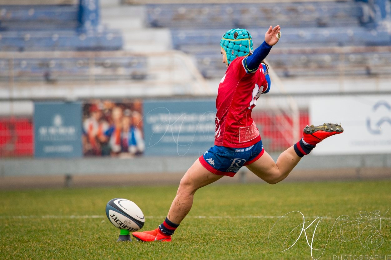  FC Grenoble Rugby - Stade Toulousain - Rugby - FFR 2024 - Élite 1 Fém - FC Grenoble (15) vs (15) Stade Toulousain RF (#FFR24E1FFCGST12) Photo by: Karine Valentin | Siuxy Sports 2024-12-07