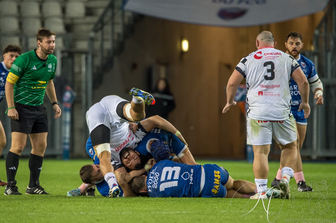  FC Grenoble Rugby - Valence Romans DR - Rugby - PRO D2 2024 - FC Grenoble (44) vs (22) Valence Romans DR (#PROD224FCGVRDR10) Photo by: Karine Valentin | Siuxy Sports 2024-10-11