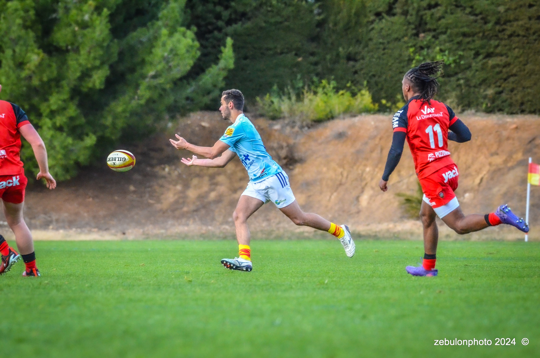  US Arlequins Perpignanais - RC Toulonnais - Rugby - Espoirs - USAP vs RCT (#ESP24USAPRCT02) Photo by: Photo Zebulon | Siuxy Sports 2024-02-10