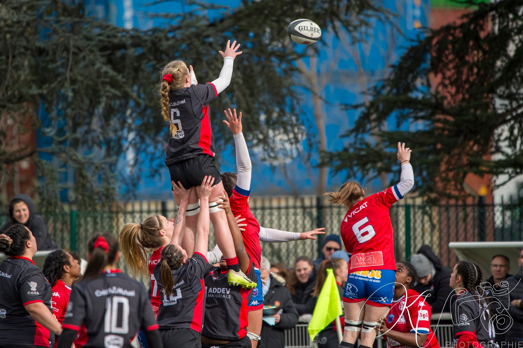  Lyon Olympique Universitaire - FC Grenoble Rugby - Rugby - Elite 1 2023 - Lyon O.U. (39) vs (14) FC Grenoble (#EL124LOUFCG02) Photo by: Karine Valentin | Siuxy Sports 2024-02-24