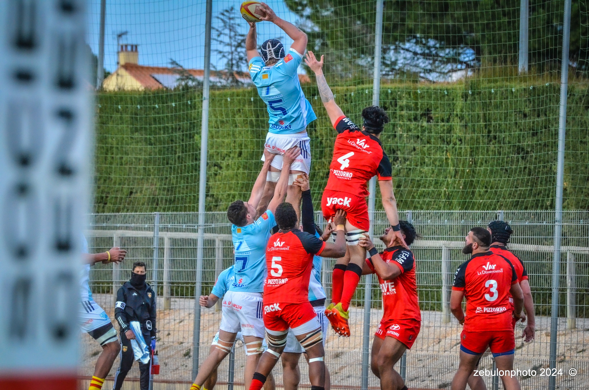  US Arlequins Perpignanais - RC Toulonnais - Rugby - Espoirs - USAP vs RCT (#ESP24USAPRCT02) Photo by: Photo Zebulon | Siuxy Sports 2024-02-10