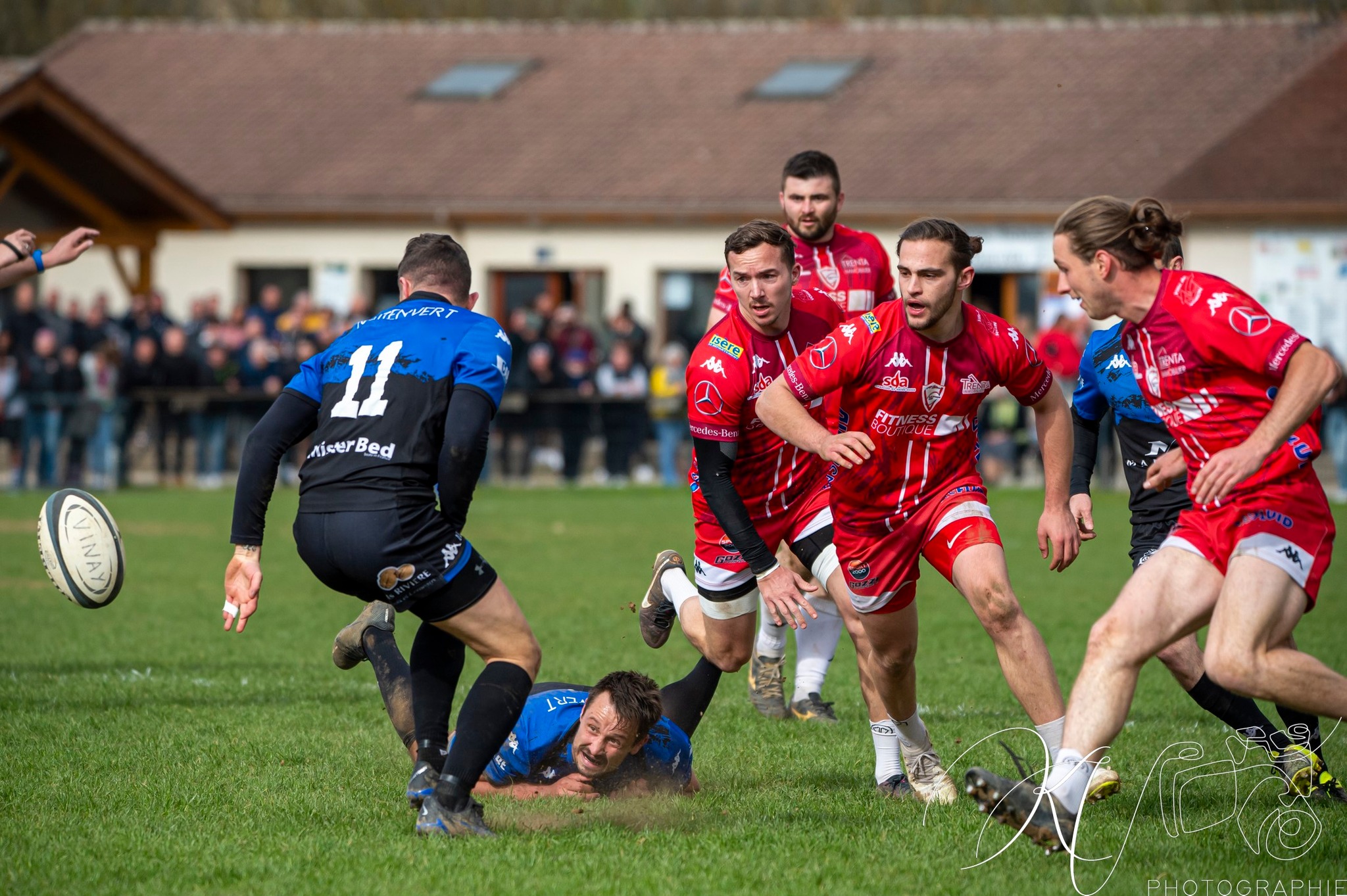  US Vinay - Stade Olympique Voironnais - Rugby - FFR 2024 Fed2 - US Vinay (27) vs (20) S.O. Voironnais (#FFR24F2USVSOV03) Photo by: Karine Valentin | Siuxy Sports 2024-03-24